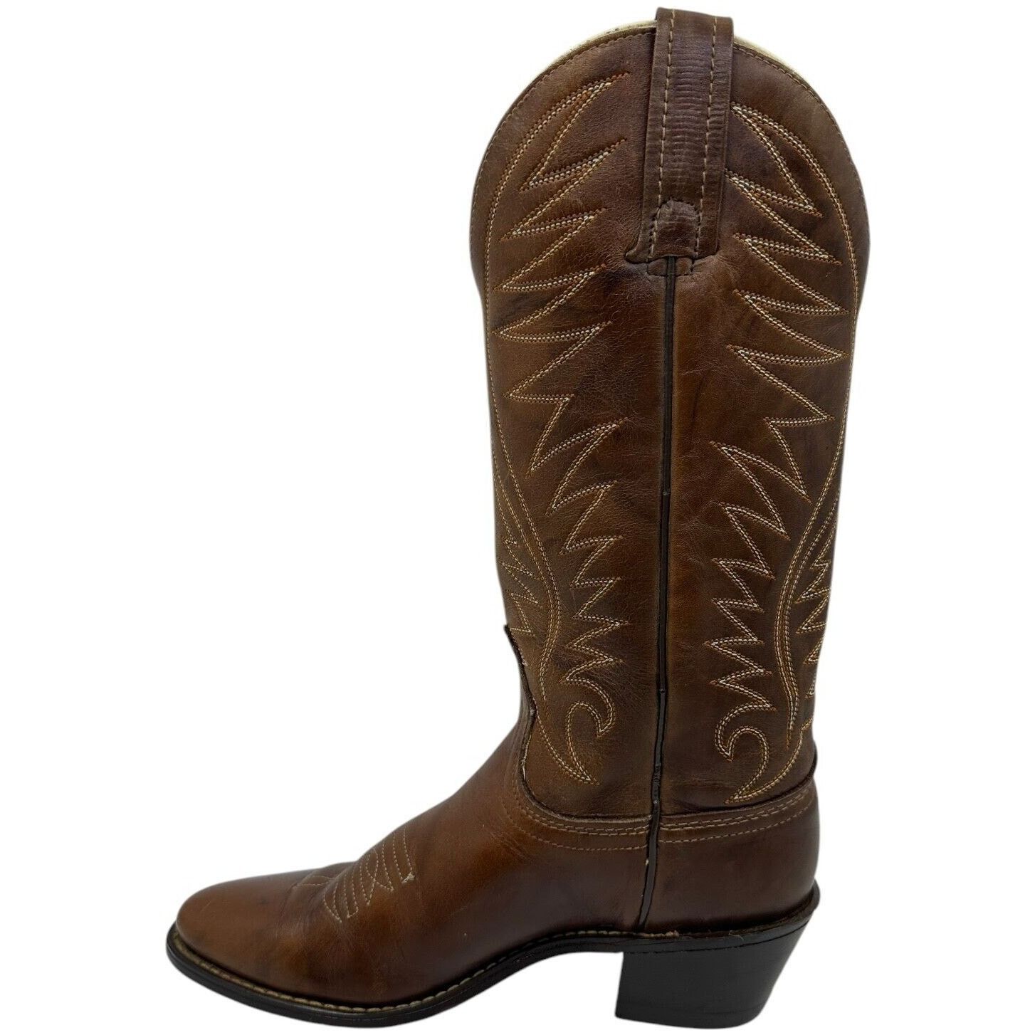 Acme Clothing Vintage Acme Men's Cowboy Western Boots Brn Leather USA 5C Size US 5 / EU 37 - 12 Thumbnail
