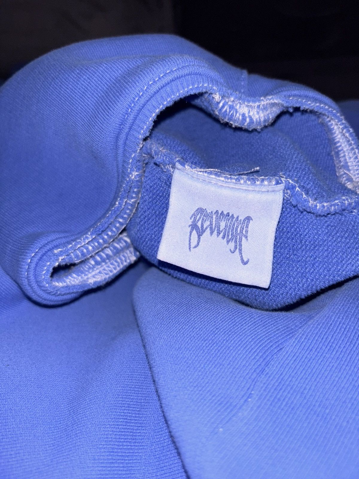 Revenge Revenge Basic Blue Hoodie Size US M / EU 48-50 / 2 - 3 Thumbnail