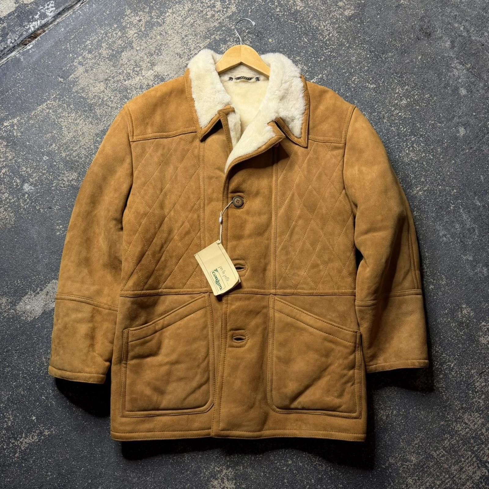 Other Vintage Authetic Shearling Leather Coat Size US L / EU 52-54 / 3 - 1 Thumbnail