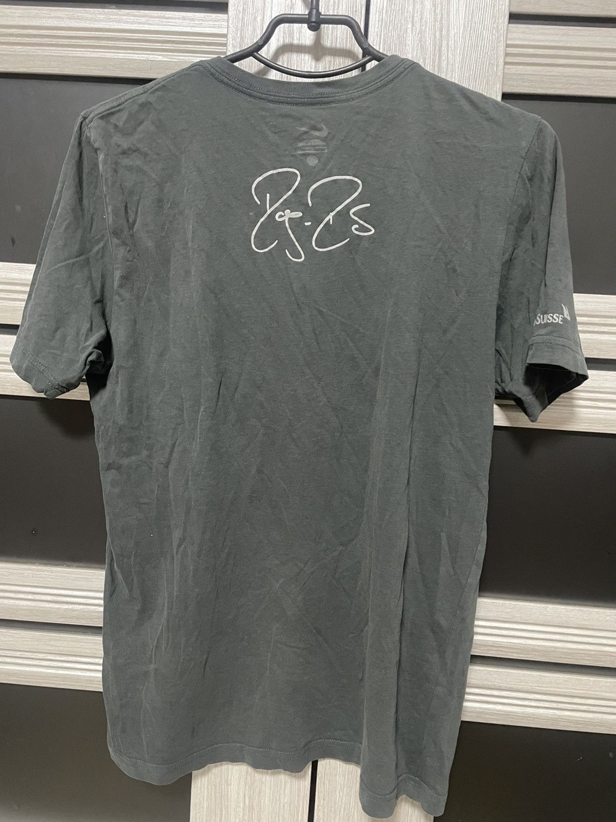 Nike × Vintage Vintage 00s Roger Federer Nike Autograph tee Tennis black Size US S / EU 44-46 / 1 - 2 Thumbnail