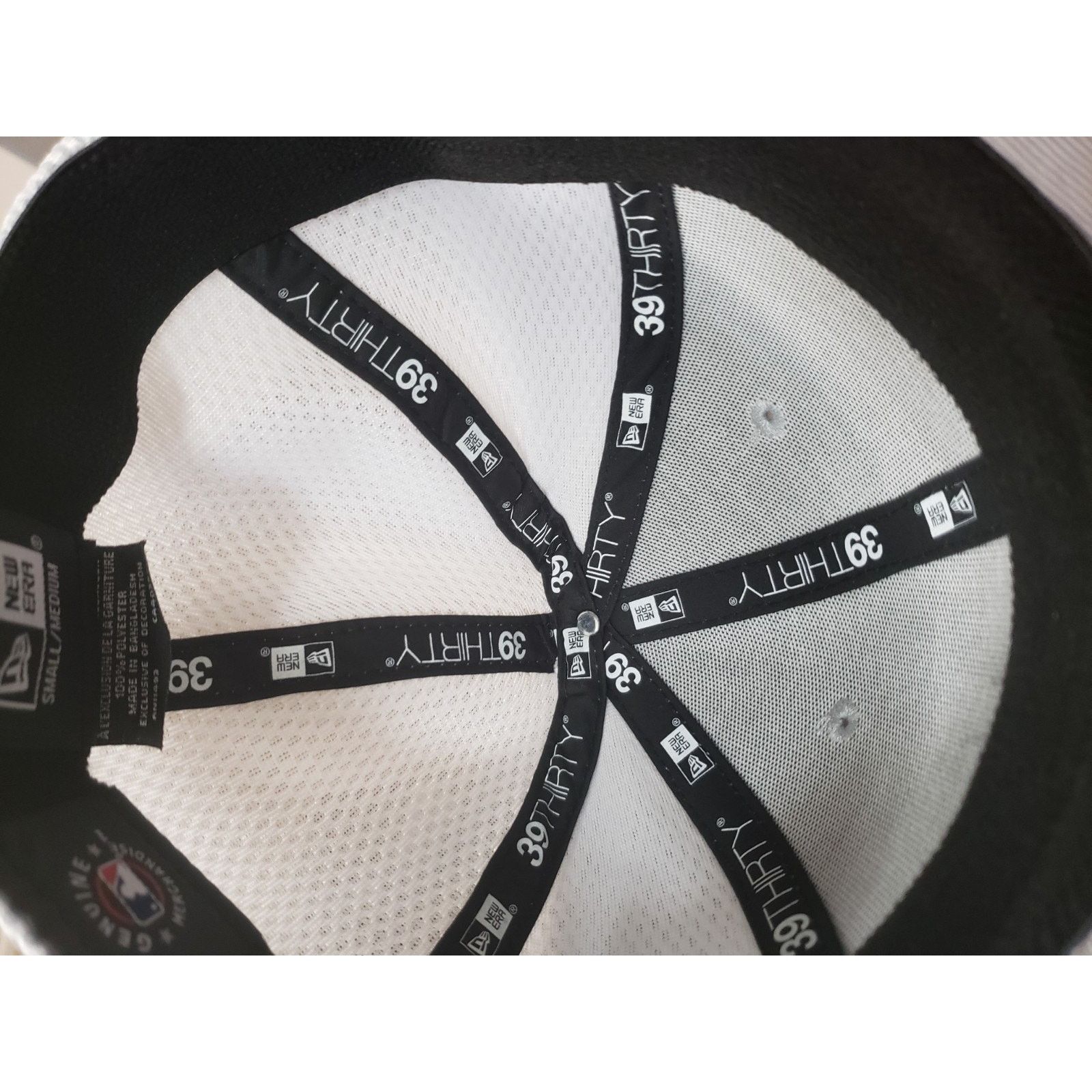 New Era Chicago White Sox Hat Cap Stretch Fit 3930 White S/M New Era Size ONE SIZE - 5 Thumbnail
