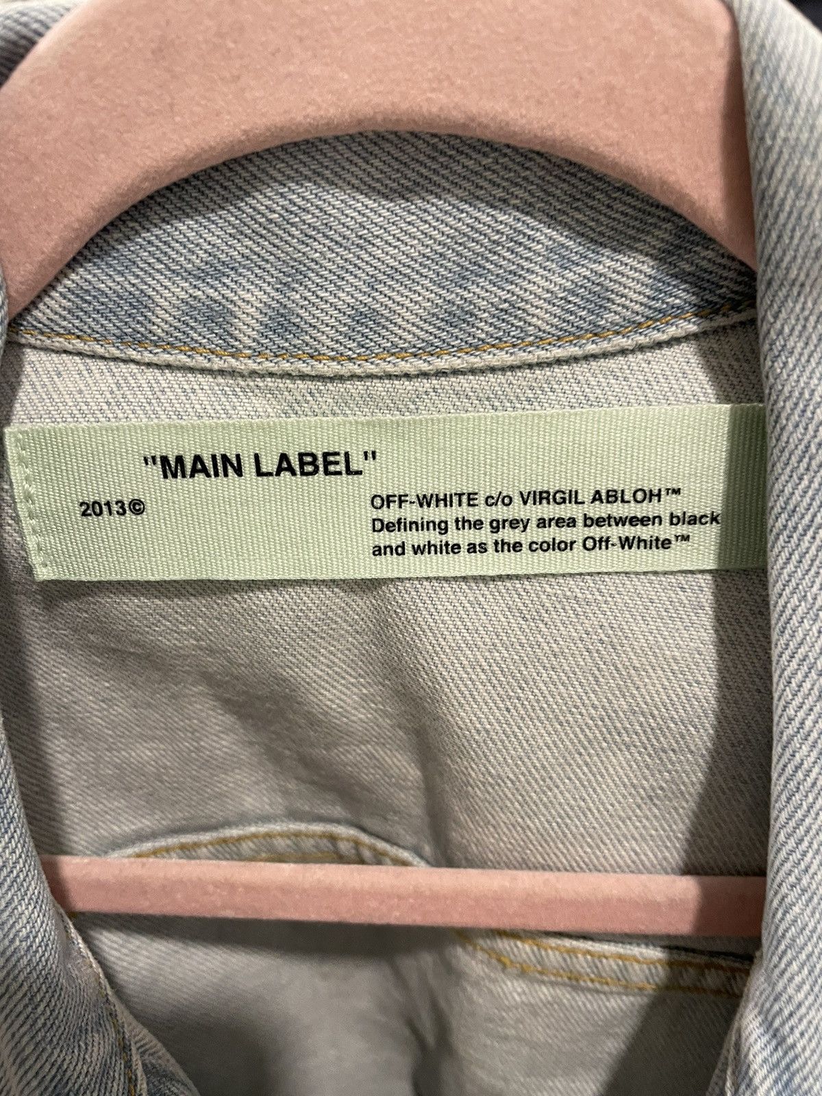 Off-White Off-White “Not Real” Denim Jacket Size US M / EU 48-50 / 2 - 3 Thumbnail