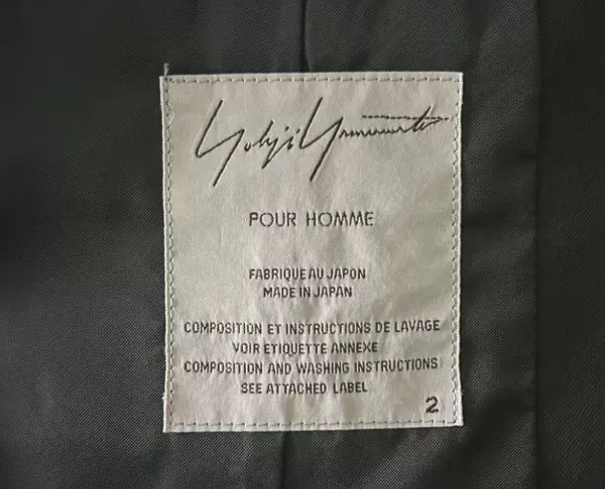 Yohji Yamamoto Yohji Yamamoto 09ss asymmetrical wool suit 2412-Nextarrow Size 42R - 3 Thumbnail