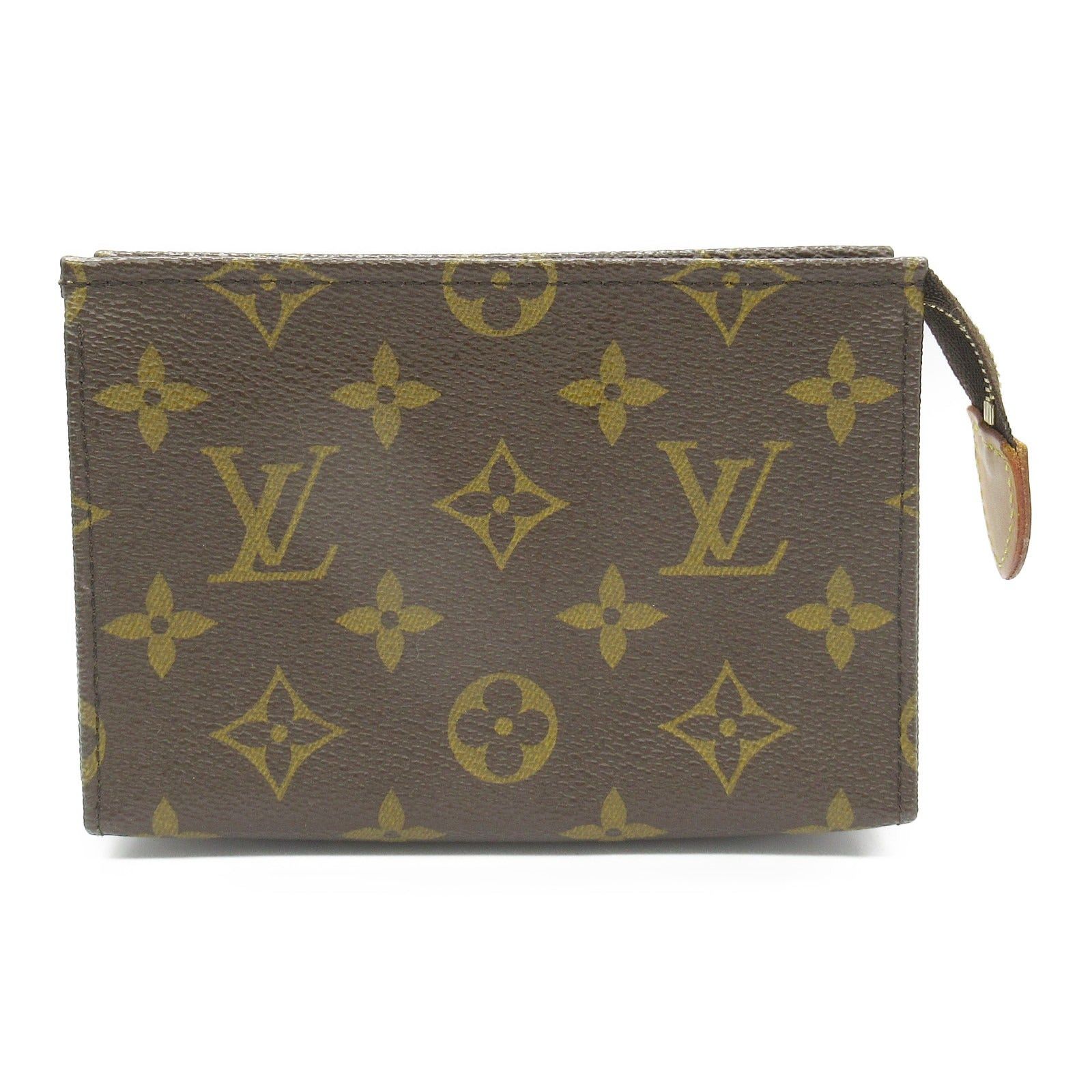 Louis Vuitton Louis Vuitton Posh Toilette 15 Cosmetic Pouch Coated Canvas Monogram Brown Size ONE SIZE - 1 Thumbnail