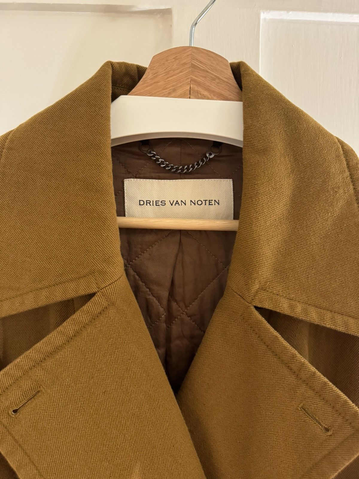 Dries Van Noten Dries Van Noten FW23 Ronas Hand Painted Foul Trench Coat Size M / US 6-8 / IT 42-44 - 3 Thumbnail