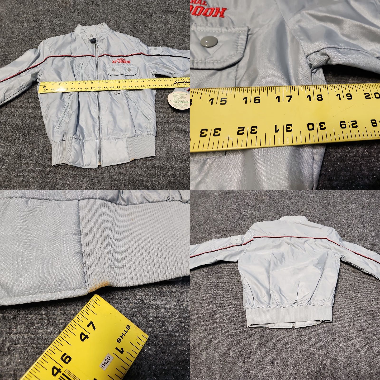 Vintage VINTAGE Holloway Windbreaker Jacket Nylon 1990s Gray Men Small XS? - Note: Original title says Small, use Size: S Size US S / EU 44-46 / 1 - 9 Thumbnail