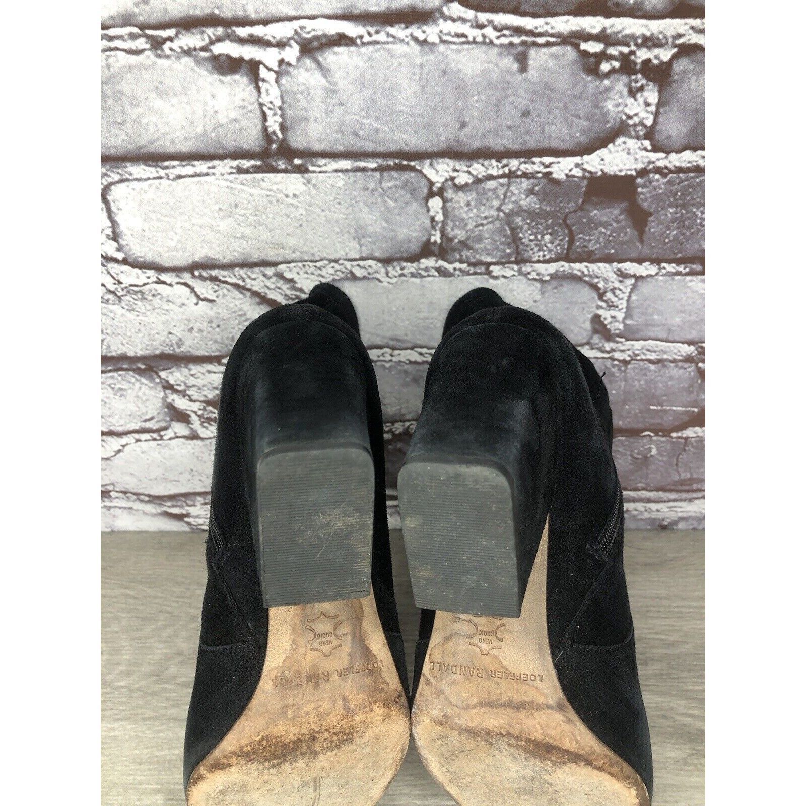 Loeffler Randall Loeffler Randall Isla Black Suede Leather Ankle Booties Boot Size US 7 / IT 37 - 6 Thumbnail