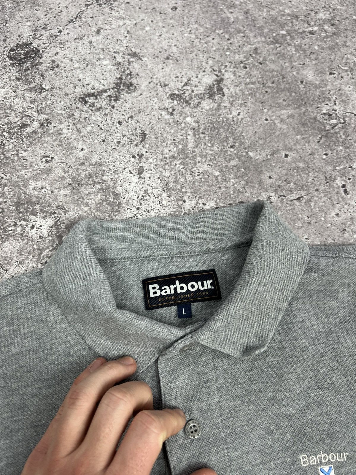 Barbour Barbour Men's Polo Shirt Short Sleeve Size US L / EU 52-54 / 3 - 8 Thumbnail
