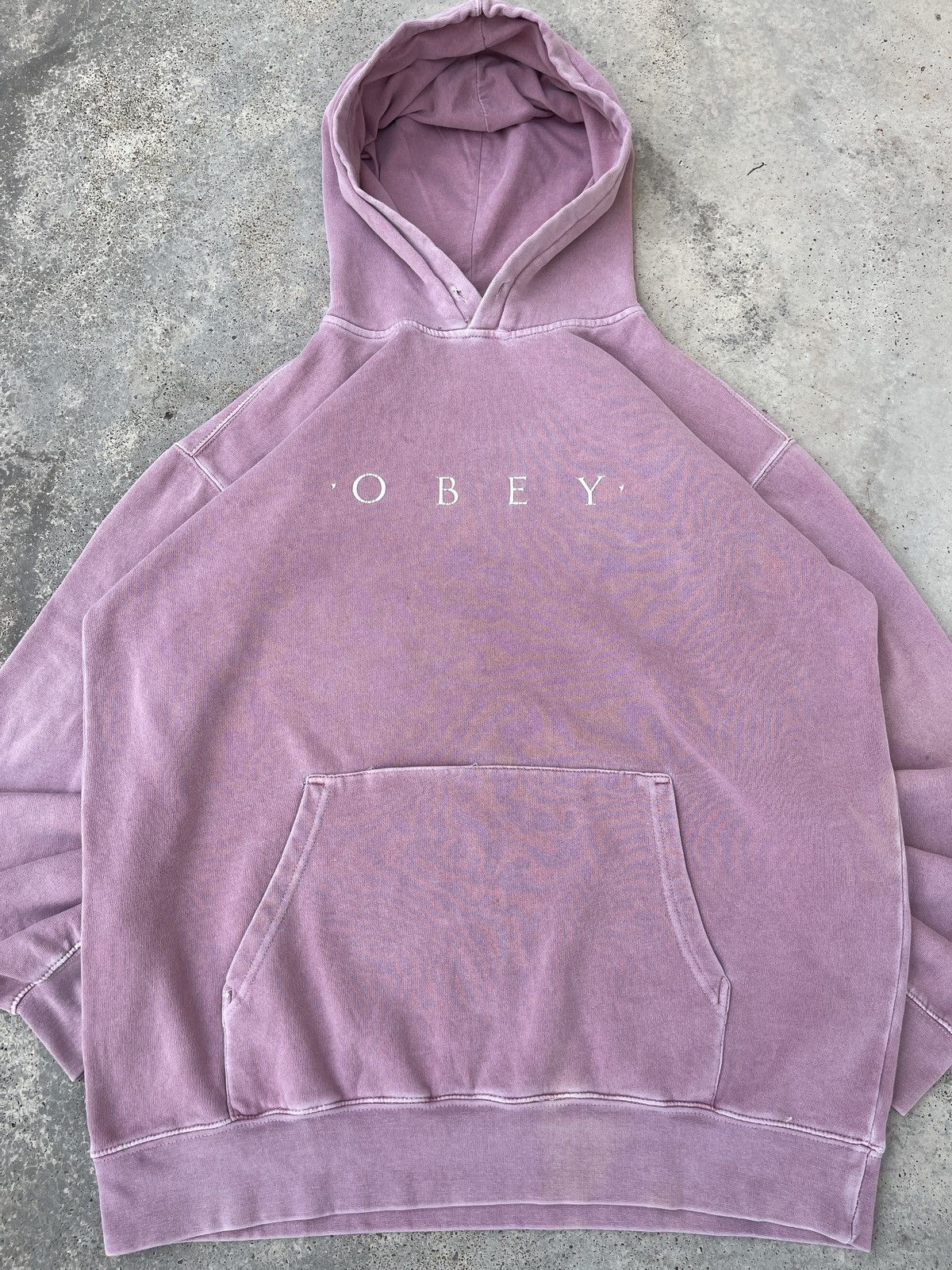 Obey × Vintage Vintage Obey Pullover Hoodie Size US XL / EU 56 / 4 - 2 Thumbnail