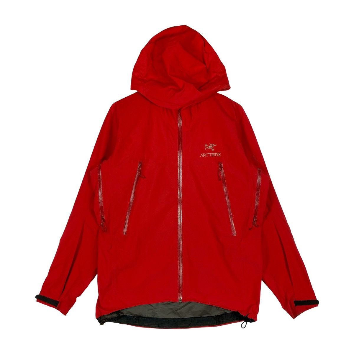 Arc'teryx Vintage Arc'teryx Gore-Tex Paclite Shell Jacket Red Size US M / EU 48-50 / 2 - 1 Thumbnail