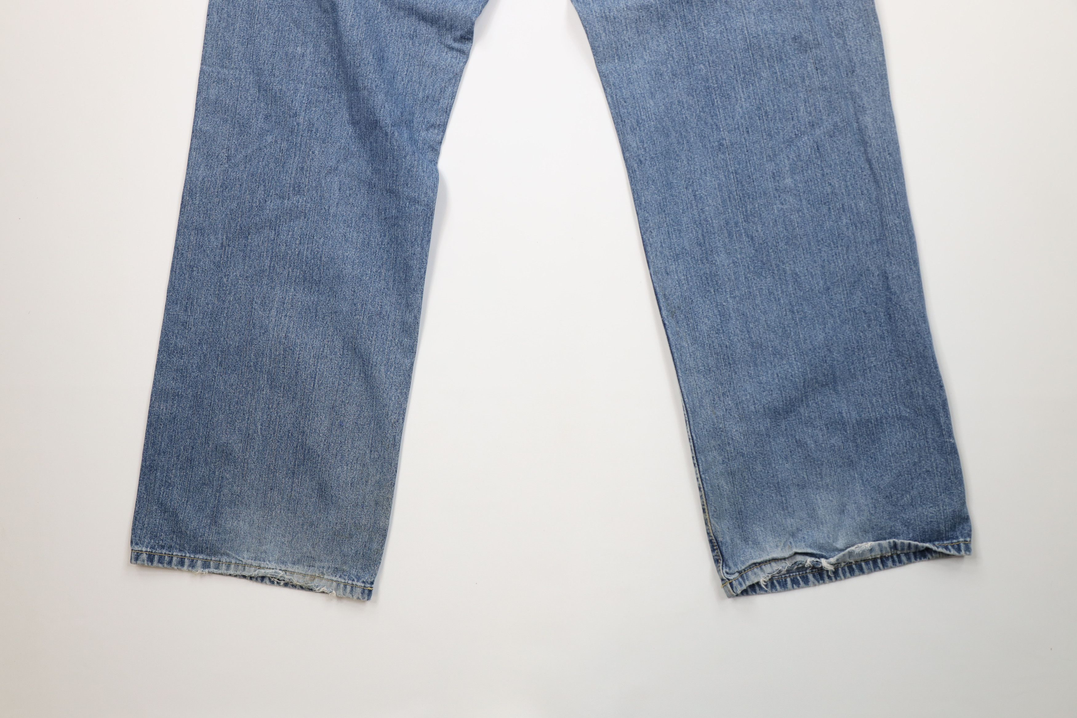 Nautica Vintage 90s Nautica Baggy Wide Leg Dungaree Denim Jeans Size US 33 - 13 Thumbnail