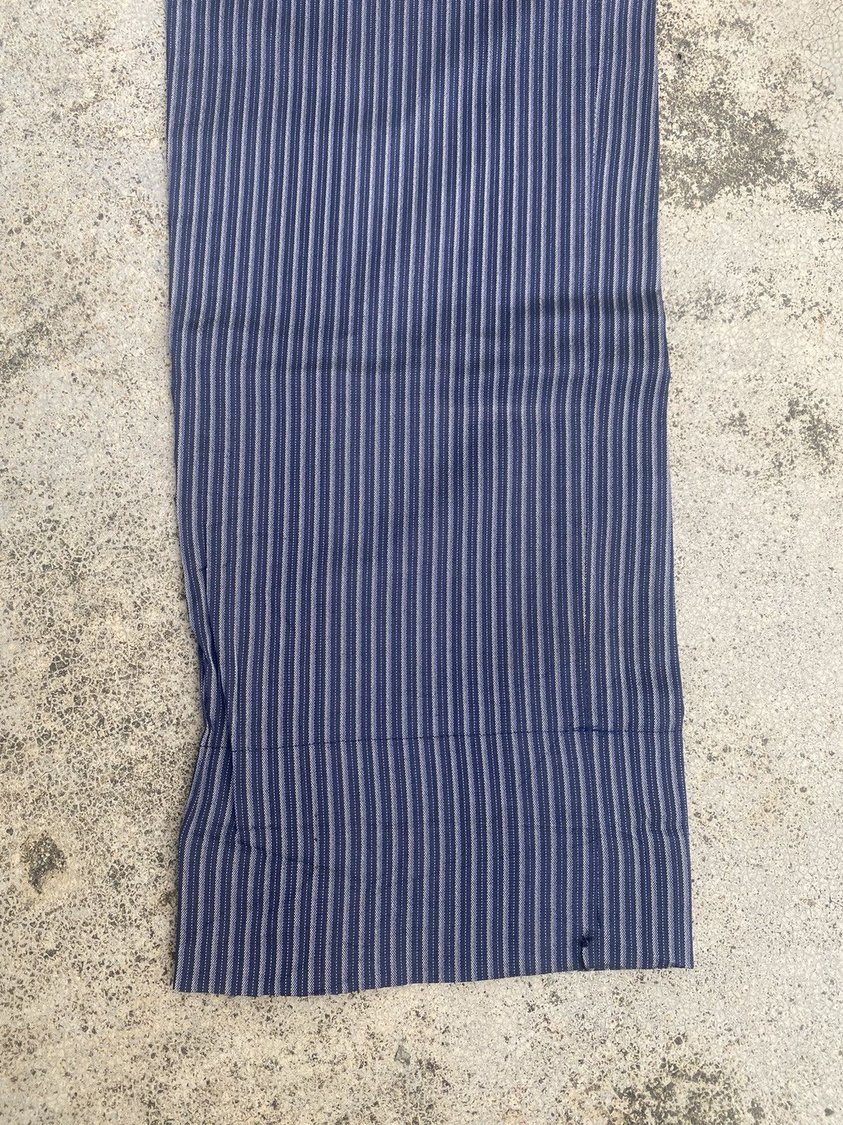 Japanese Brand × Yohji Yamamoto YohjiYamamoto Casual Pants Blue Stripes Size US 28 / EU 44 - 2 Thumbnail