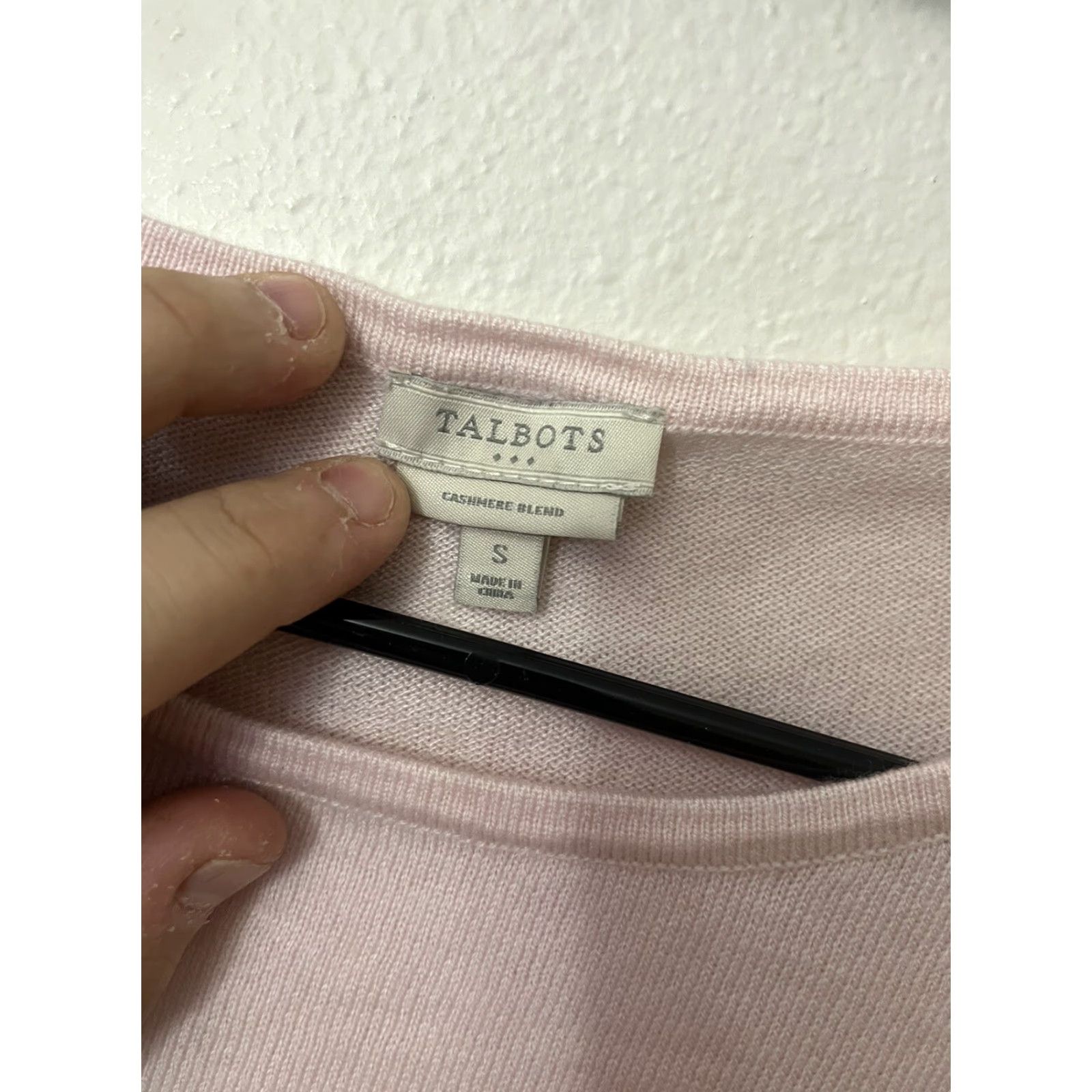 Talbots Talbots Women's Sweater Crew Neck 3/4 Sleeve Pink Size S Size S / US 4 / IT 40 - 3 Thumbnail