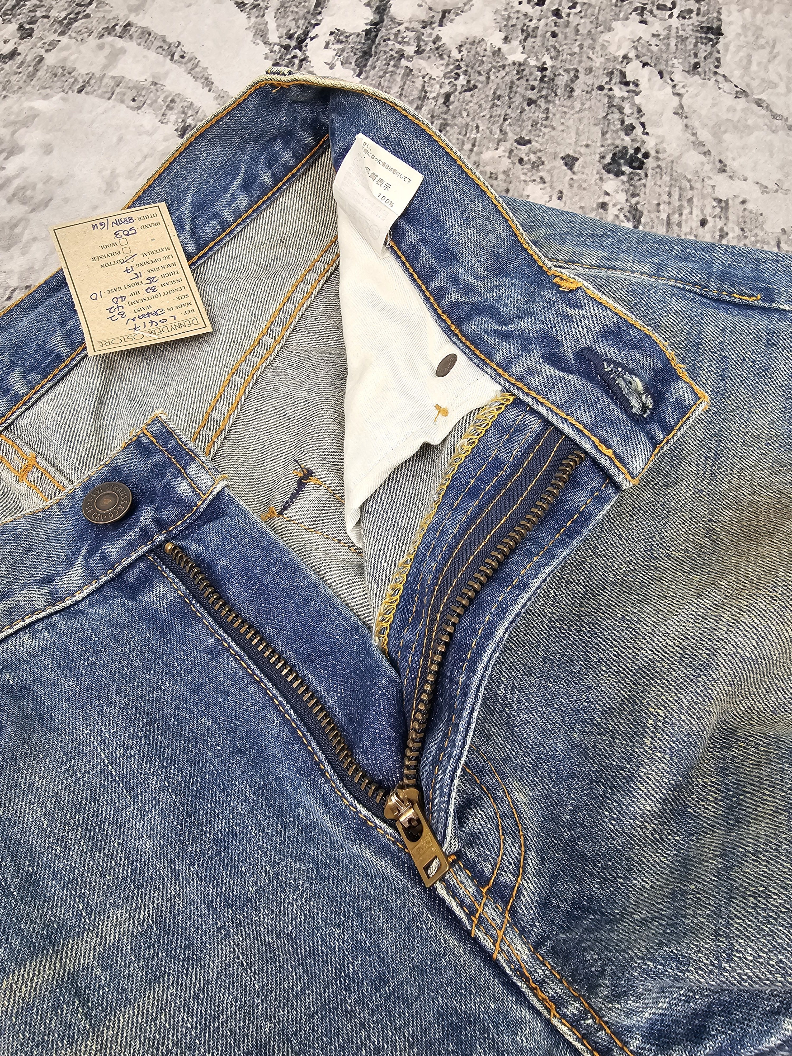 Levi's Vintage Clothing Vtg Levis 503 Rusty Faded Ripped Jeans Size 32X32 L0417 Size US 32 / EU 48 - 11 Thumbnail