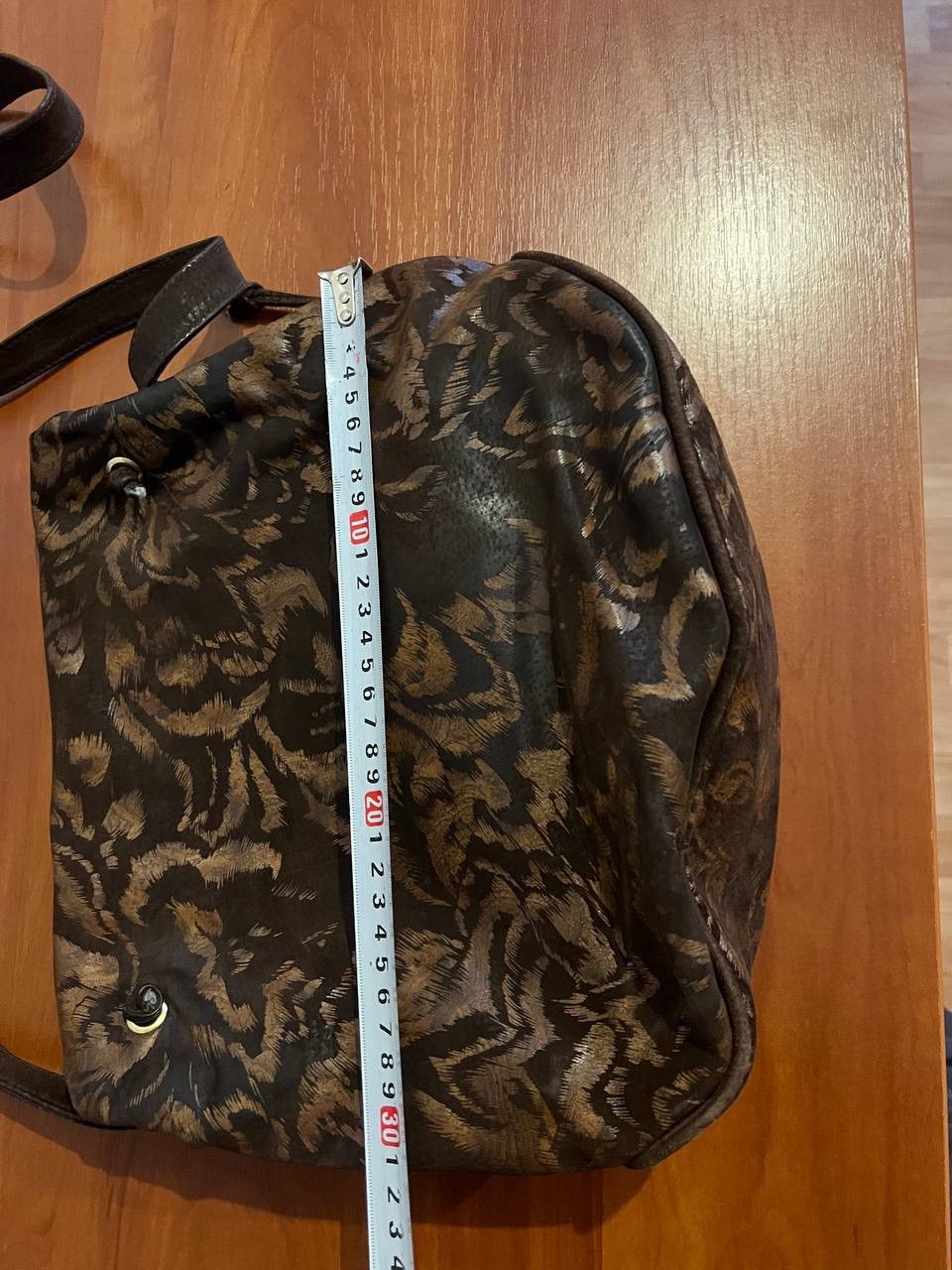 Vintage 90’S RARE VELVET LEATHER FLORAL CESARE PICCINI BAG Size ONE SIZE - 13 Thumbnail