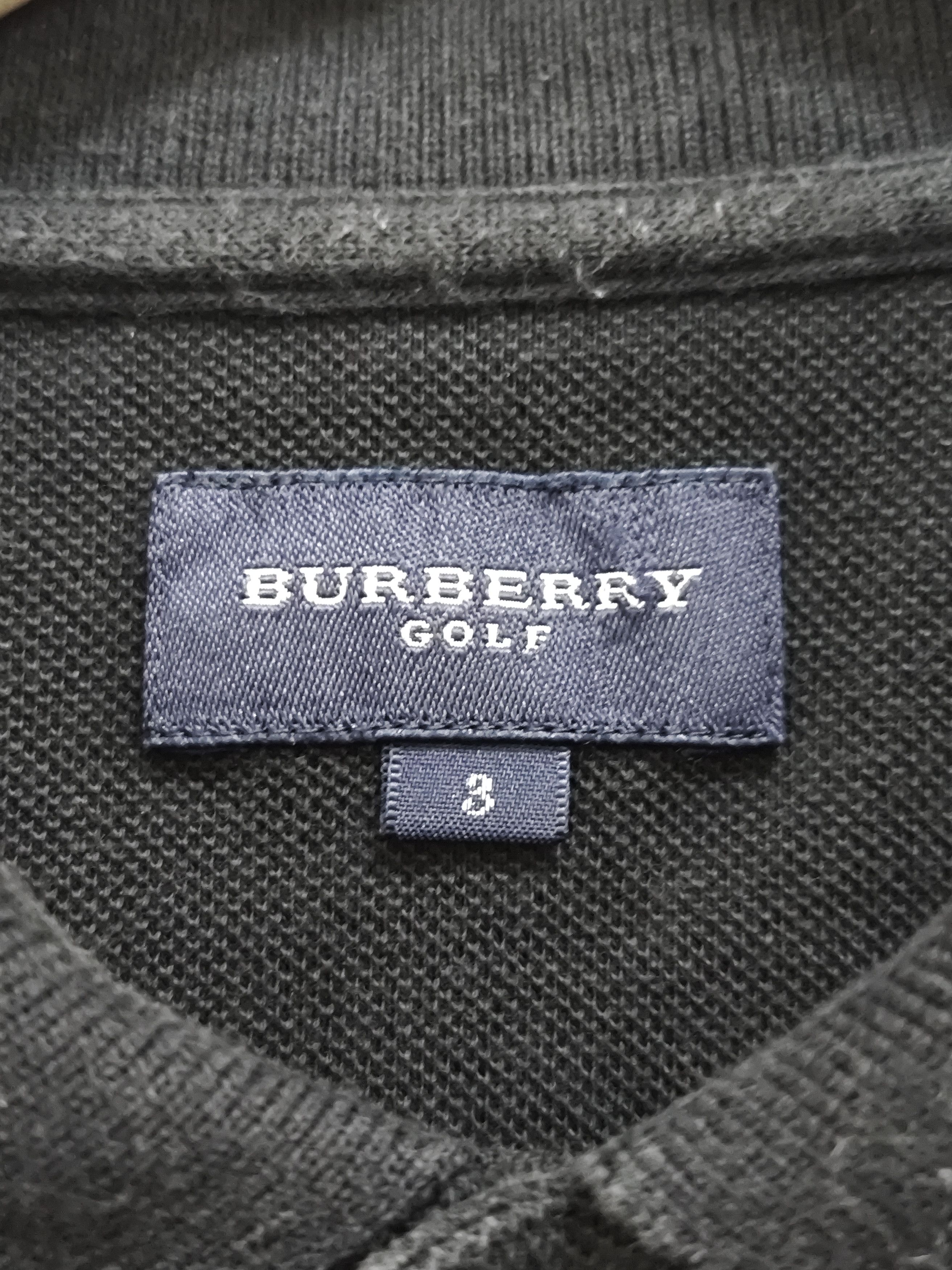 Burberry Burberry Golf Black Polo shirt with white horse logo Size US L / EU 52-54 / 3 - 5 Thumbnail