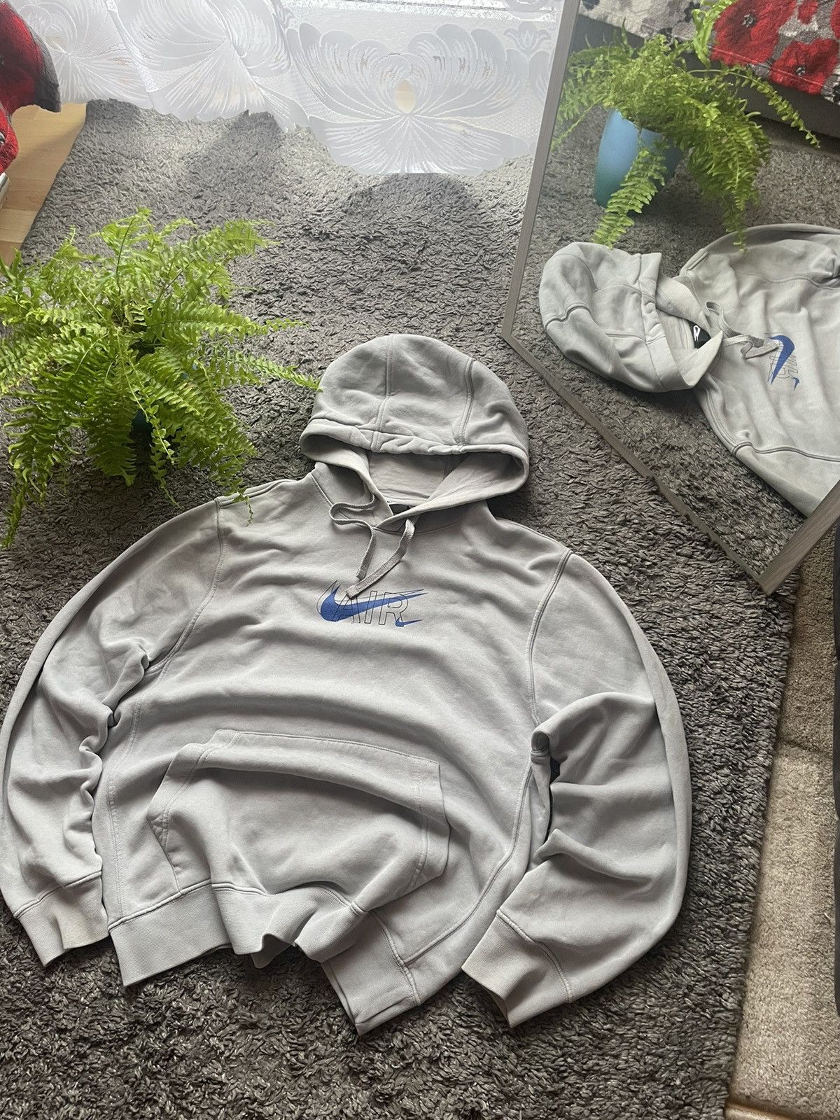 Nike × Vintage Nike Hoodie Streetwear Vintage Big Logo Swoosh Size US S / EU 44-46 / 1 - 11 Thumbnail