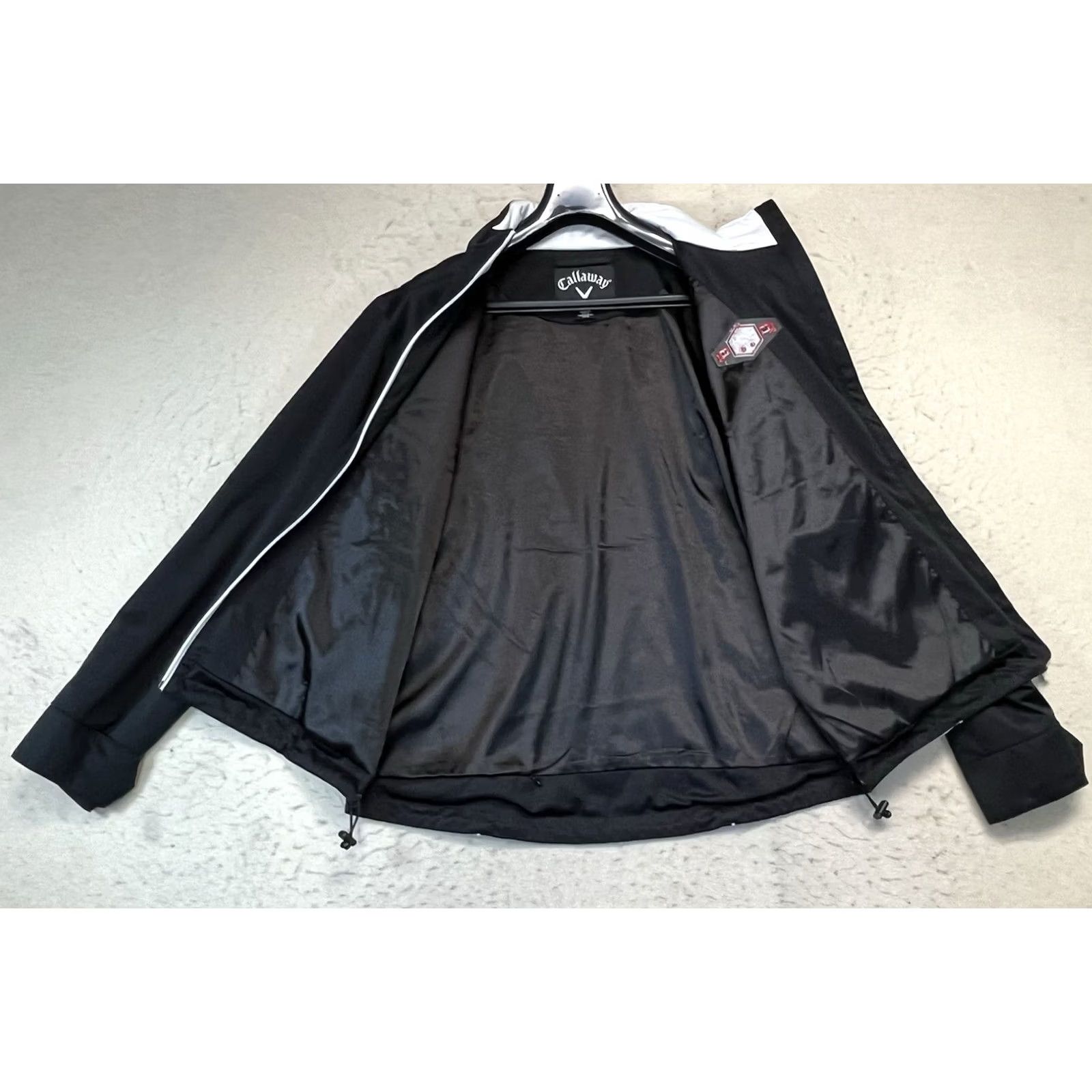 Callaway Callaway Jacket Windbreaker Mens Black White Tour Authentic Golf Full Zip XL Size Regular Pockets Logo Soft Shell Size US XL / EU 56 / 4 - 7 Thumbnail