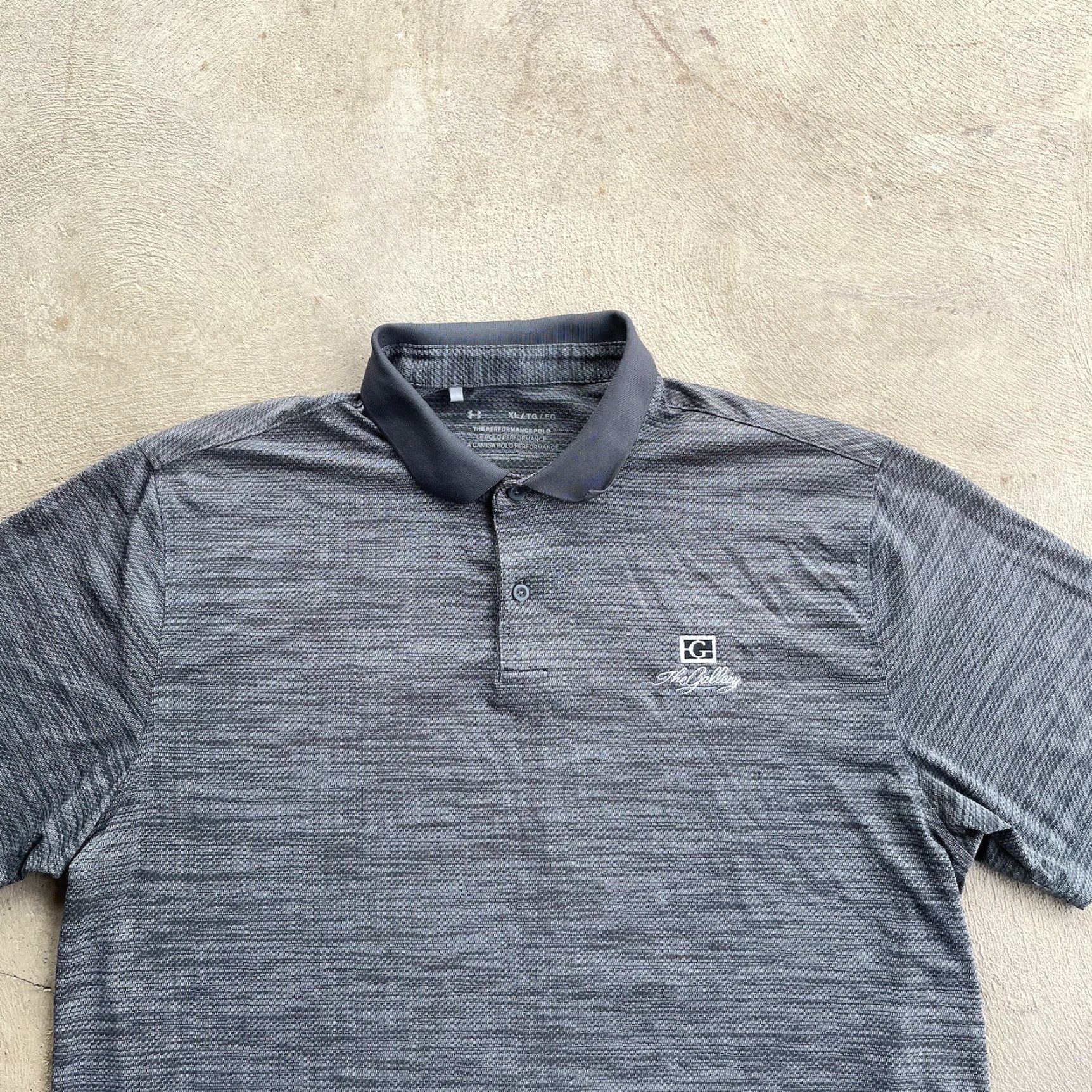 Under Armour Under Armour Polo Shirt Men XL Performance Short Sleeve Gray Stretch Golf Active Size US XL / EU 56 / 4 - 2 Thumbnail