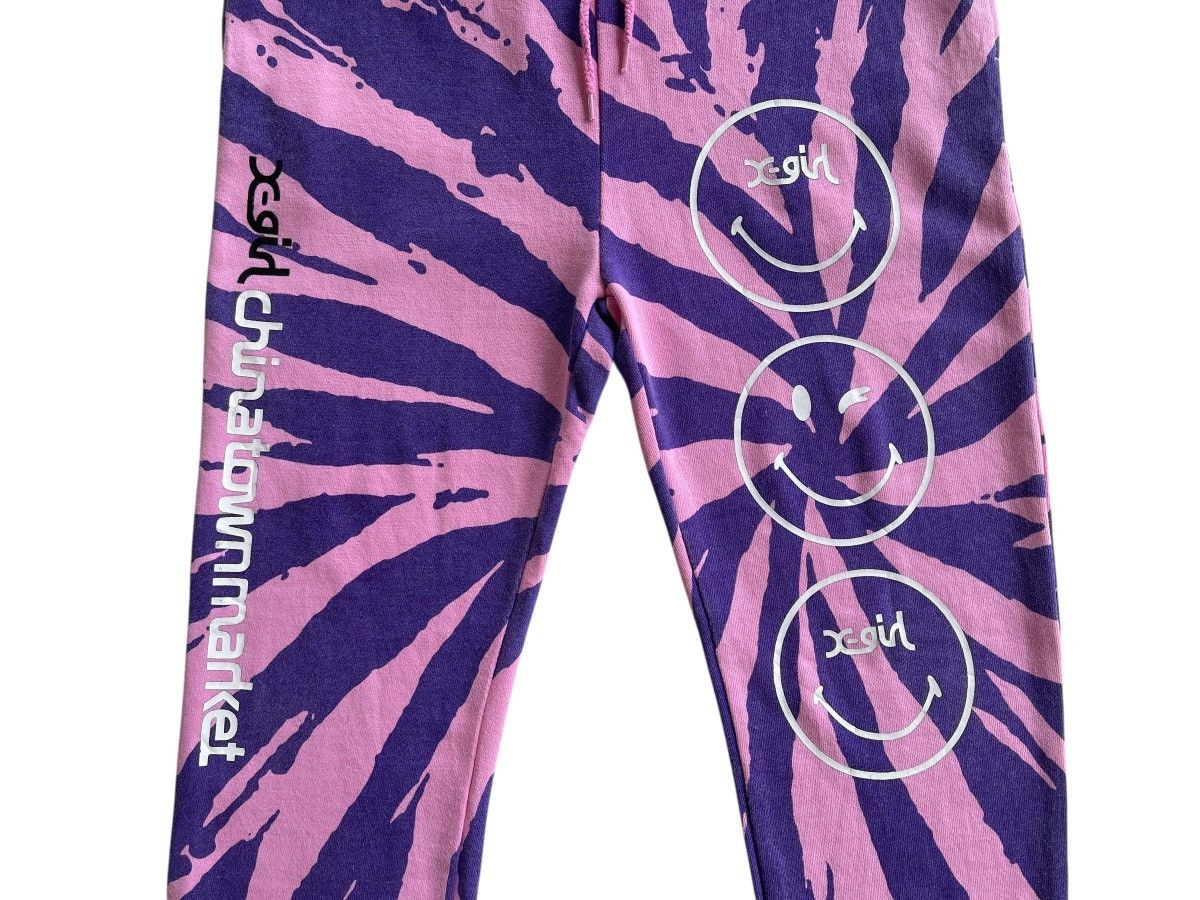 X-Girl x Chinatown Market Smiley Collaboration Sweat Pants