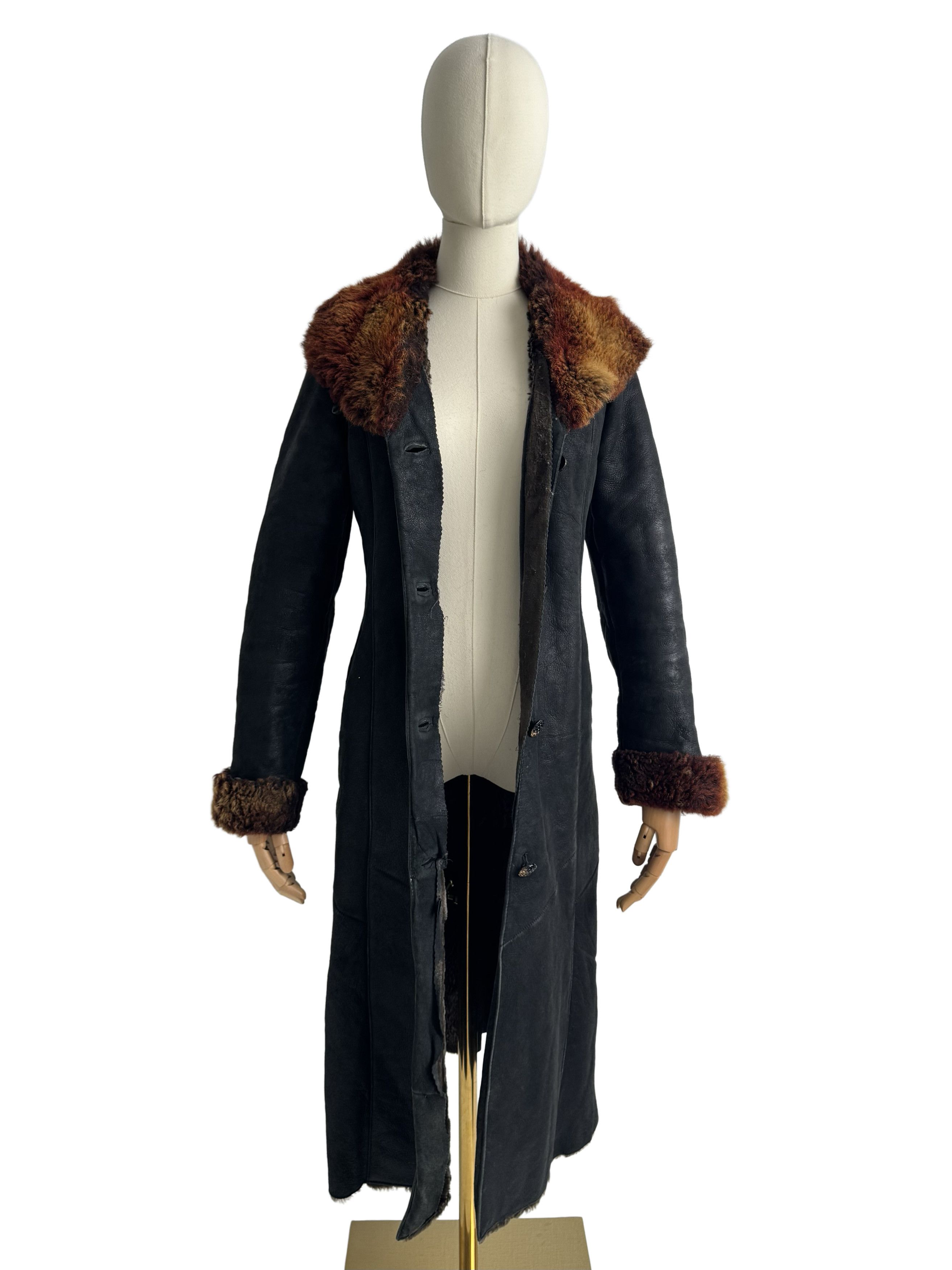 Vintage Vintage Real Sheepskin Coat Size XS / US 0-2 / IT 36-38 - 3 Thumbnail