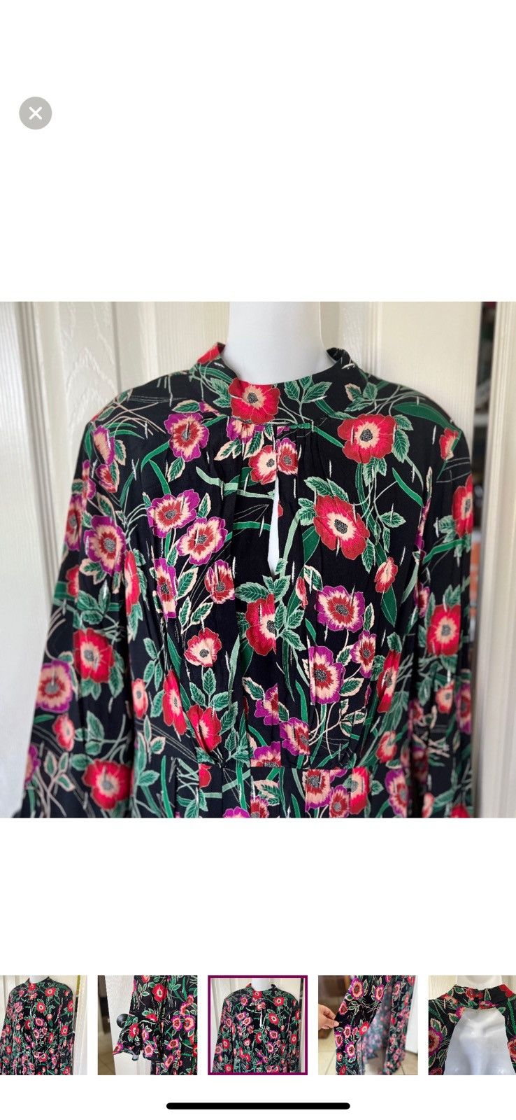MISA Los Angeles NWT Misa Los Angeles $470 Backless floral Maxi Size XS / US 0-2 / IT 36-38 - 6 Thumbnail