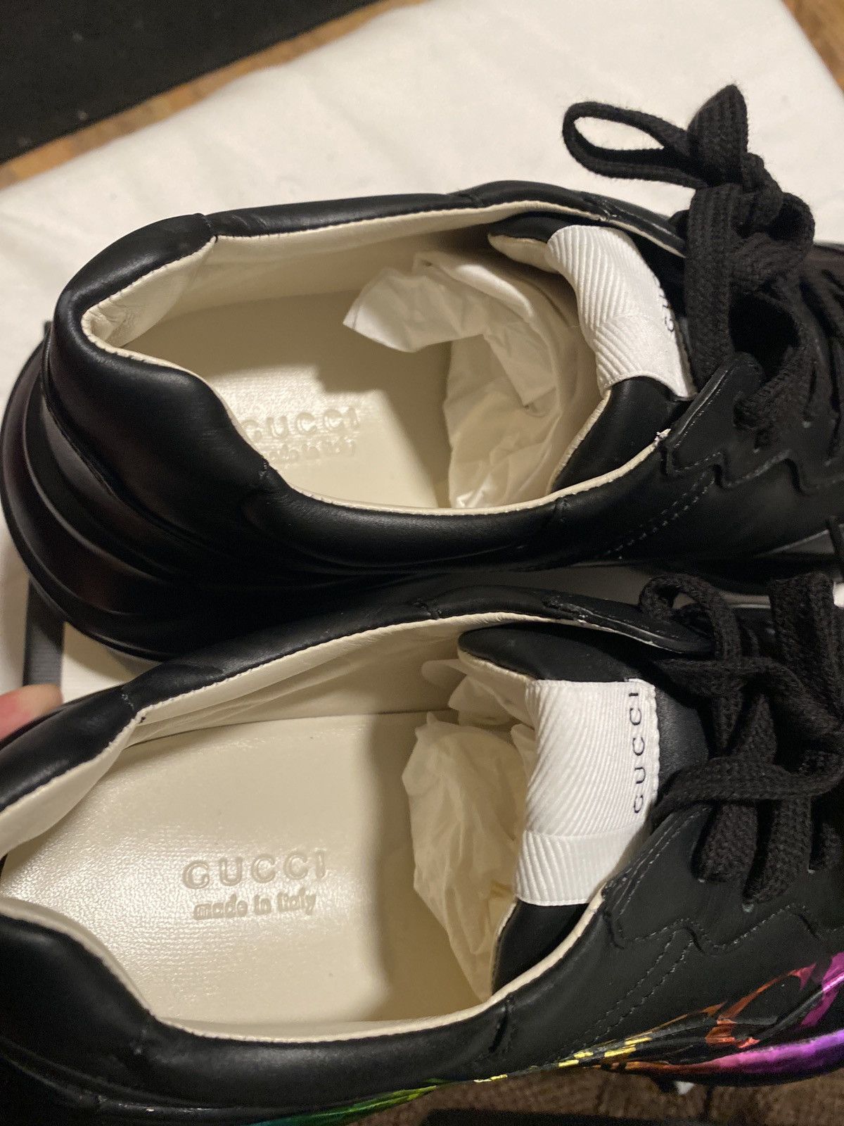 Gucci Gucci rython sneakers Size US 9 / EU 42 - 16 Thumbnail