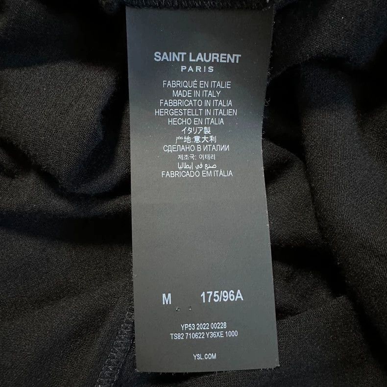 Saint Laurent Paris Saint Laurent Embroidered Logo Wool Polo Size US M / EU 48-50 / 2 - 5 Thumbnail