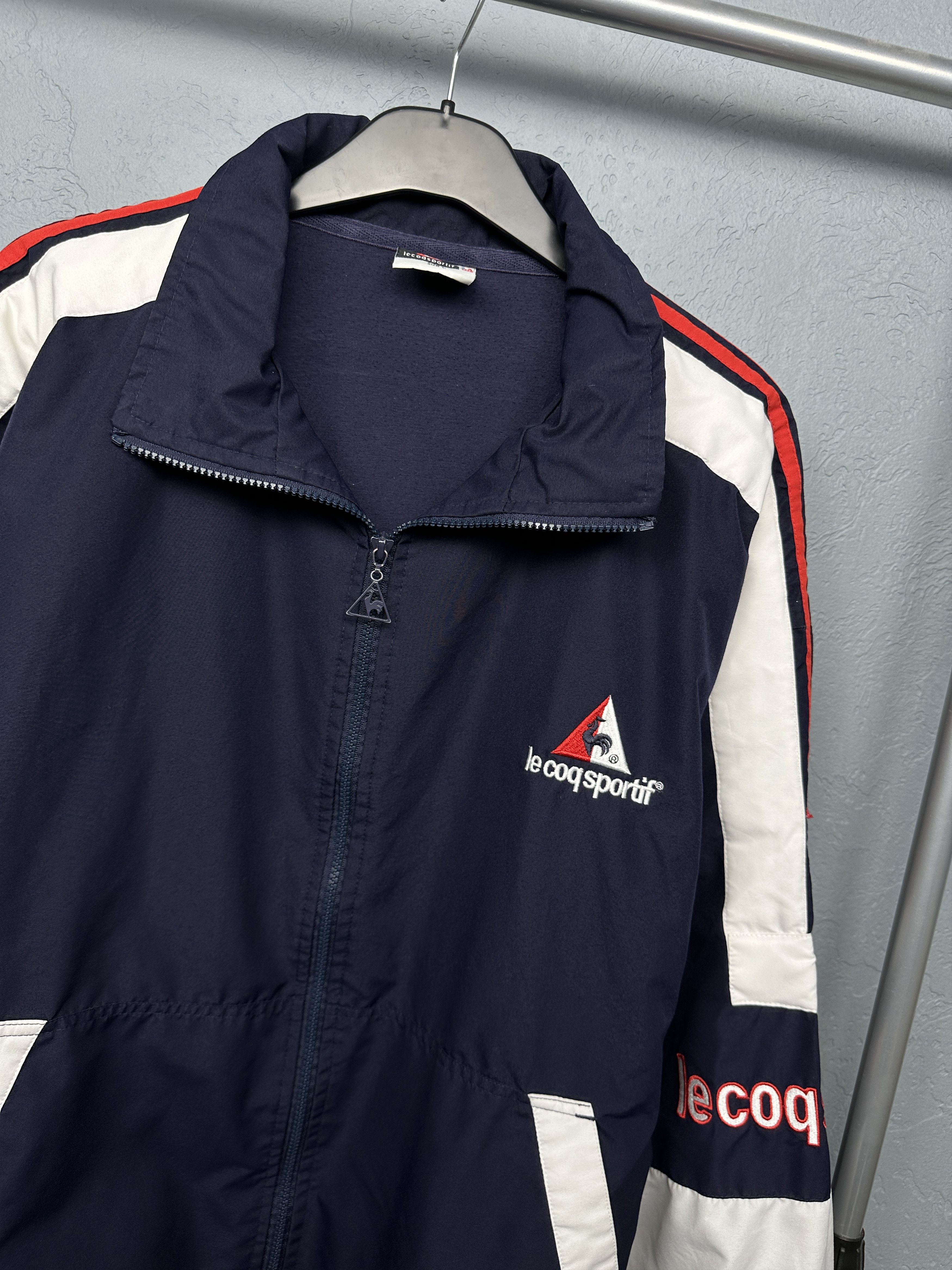 Le Coq Sportif Le Coq Sportif 90s Vintage Mens Track Top Jacket Size US L / EU 52-54 / 3 - 5 Thumbnail