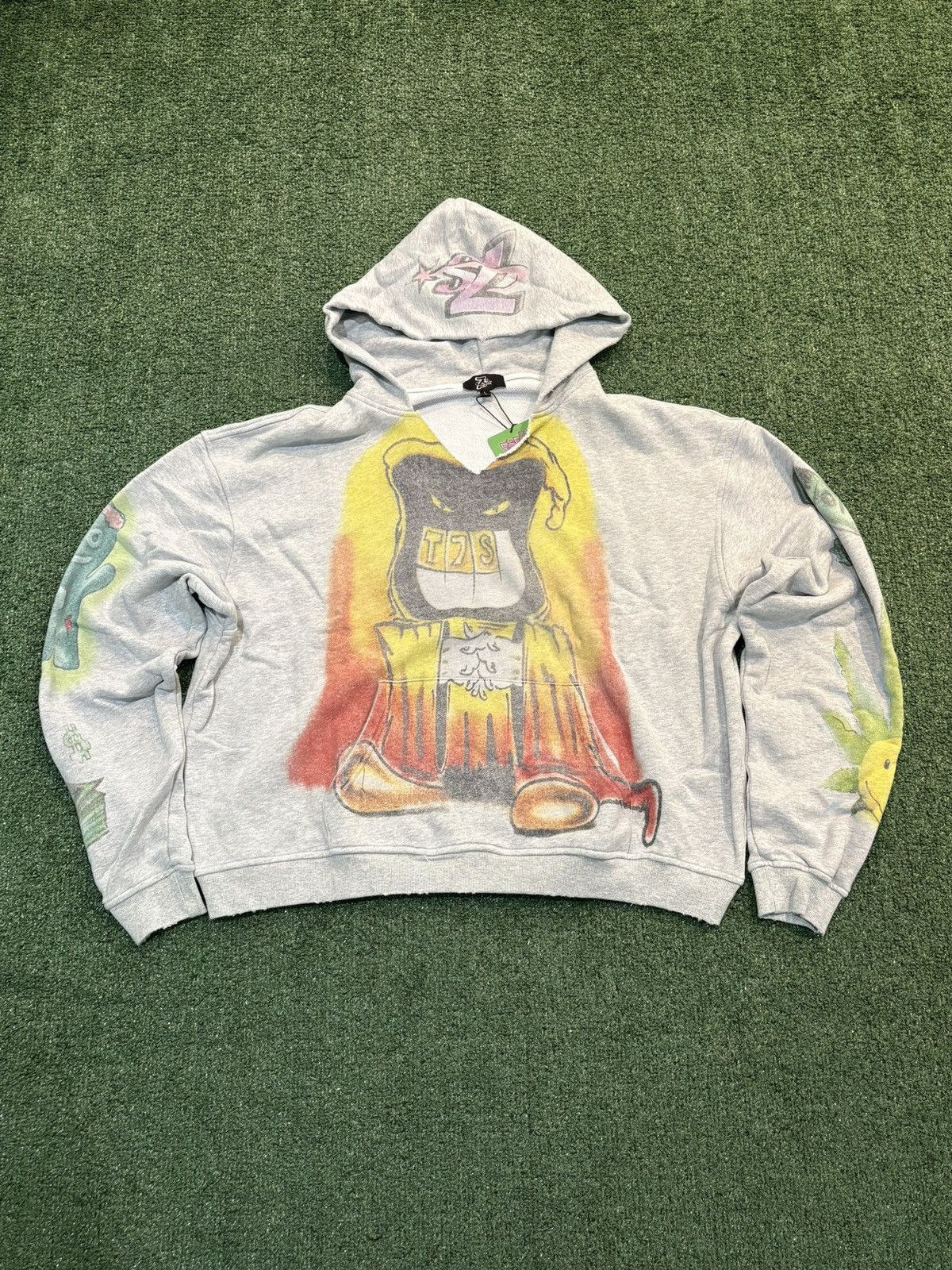TRIPLE SEVENS TRIPLE SEVENS “VICES” HOODIE - SIZE LARGE - (GREY) Size US L / EU 52-54 / 3 - 1 Thumbnail