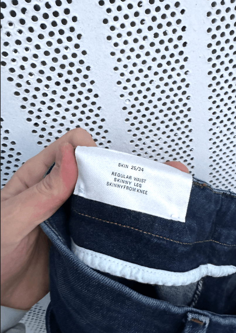Acne Studios × Japanese Brand ACNE STUDIOS New Women Skin Used Blue Skinny Slim Fit Size 25" / US 0 / IT 36 - 7 Thumbnail