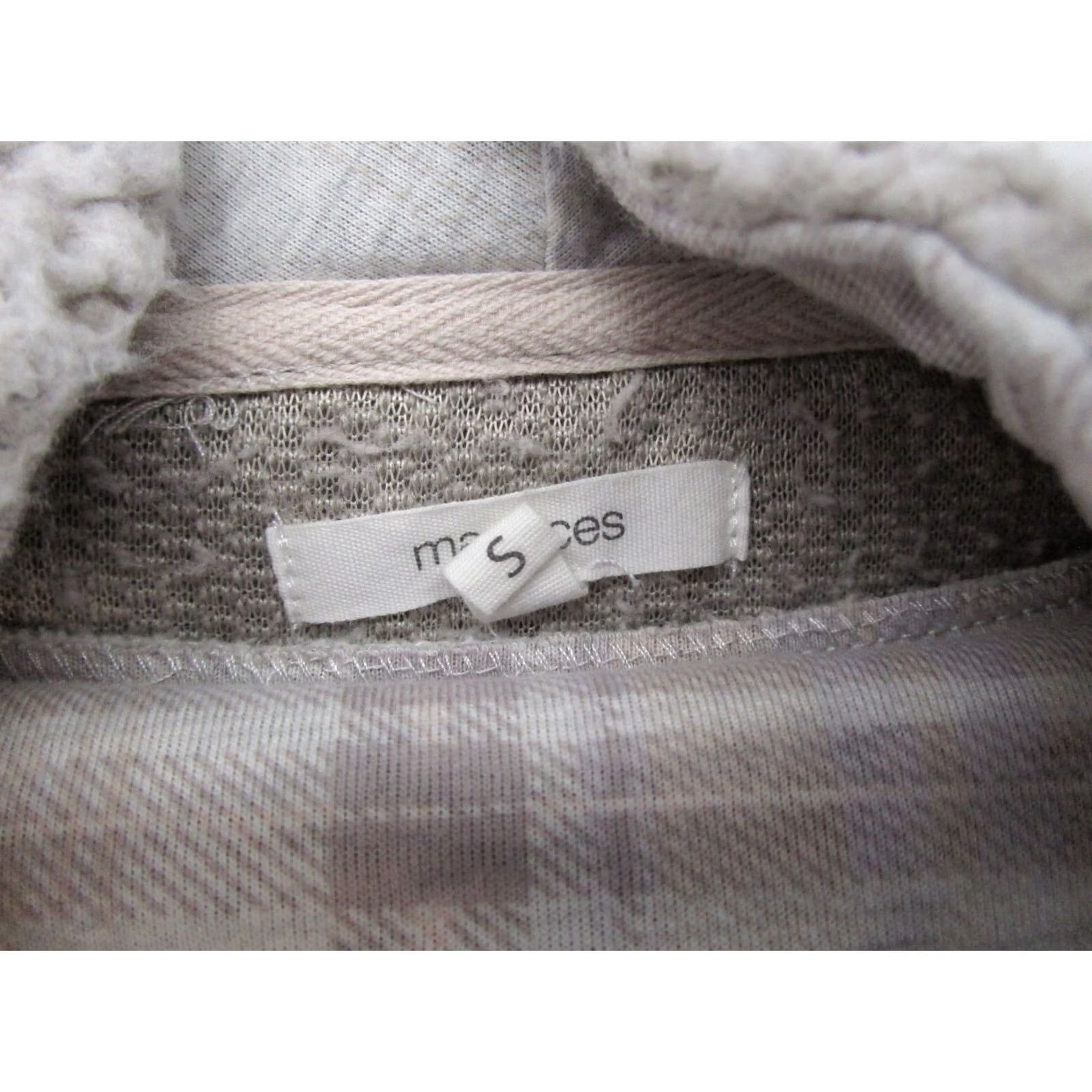 Vintage Maurices Sweatshirt Pullover Cowl Neck Fleece Gray Size S Outdoor Winter Fall Womens - 20? Size S / US 4 / IT 40 - 2 Thumbnail
