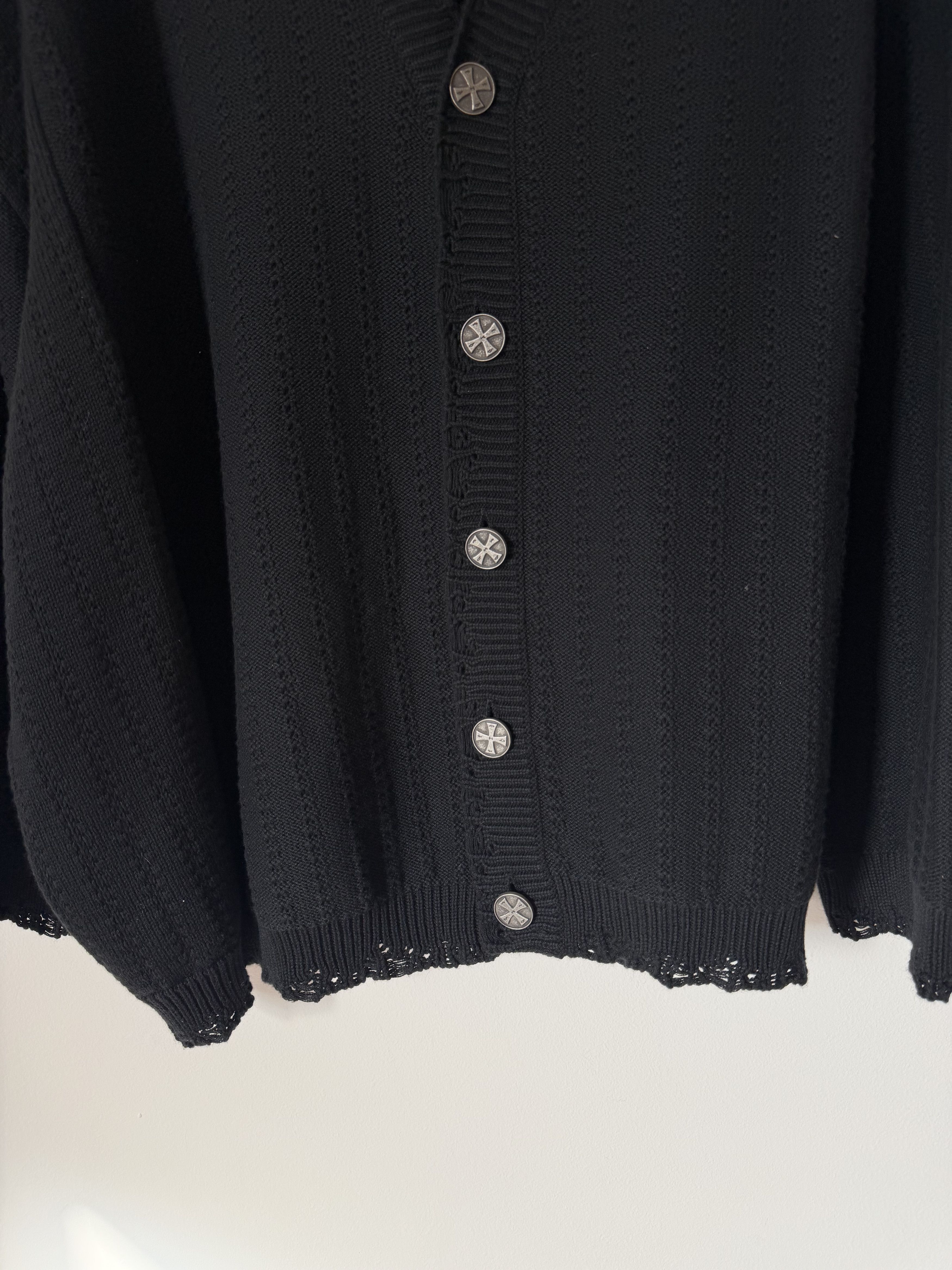 Enfants Riches Deprimes Enfants Riches Deprimes Asymmetrical Cardigan in Black Size US XXL / EU 58 / 5 - 3 Thumbnail