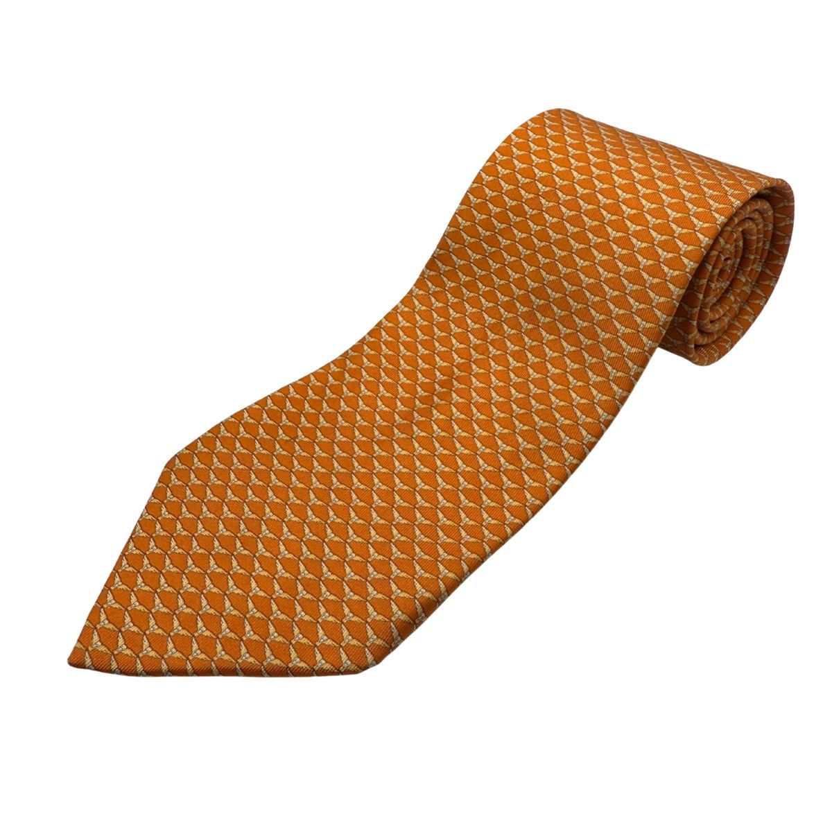 Salvatore Ferragamo Salvatore Ferragamo Silk Tie, Orange, Made in Italy Size ONE SIZE - 1 Thumbnail