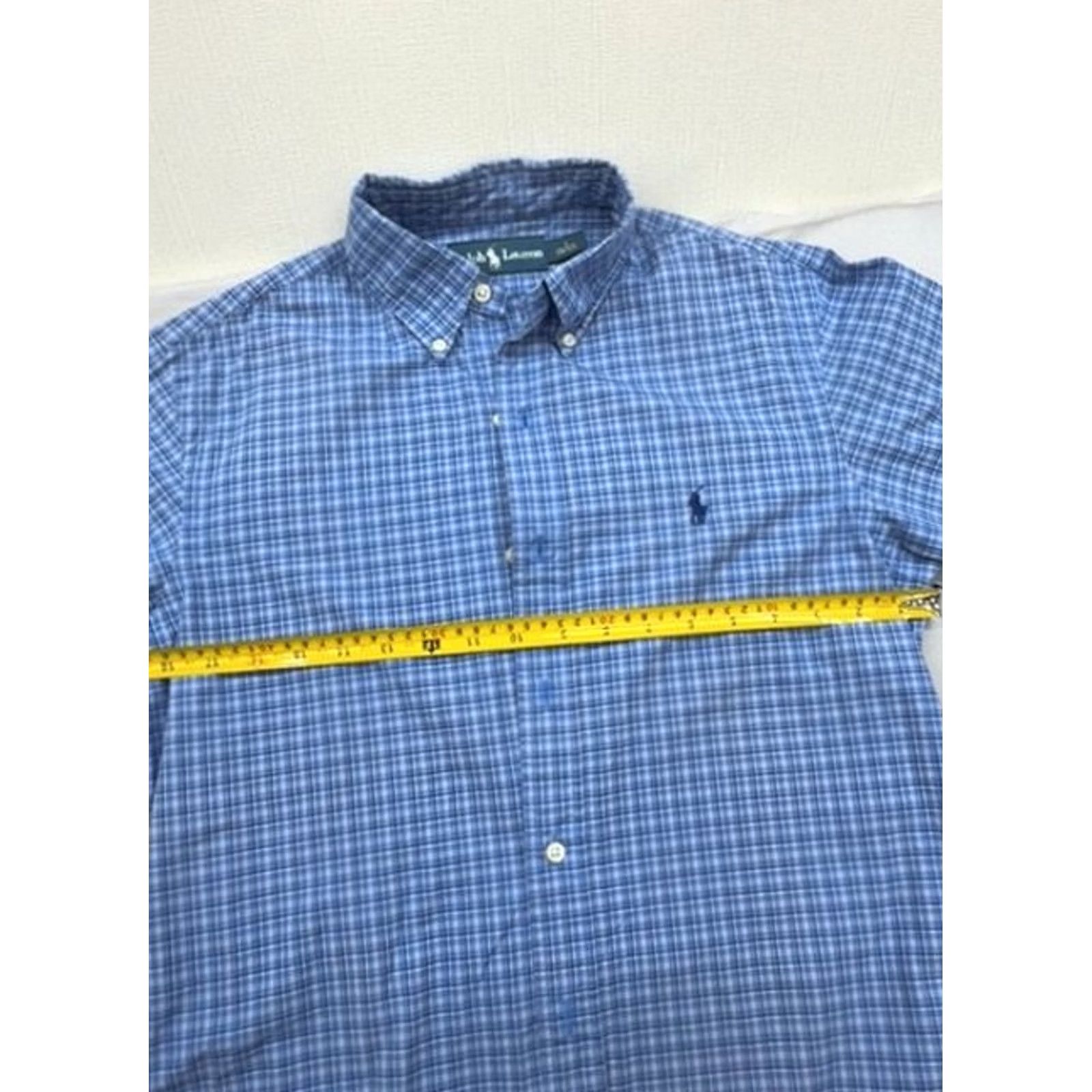 Ralph Lauren Ralph Lauren Mens Blue Plaid Flannel Button Down Shirt Size S Size US S / EU 44-46 / 1 - 6 Thumbnail