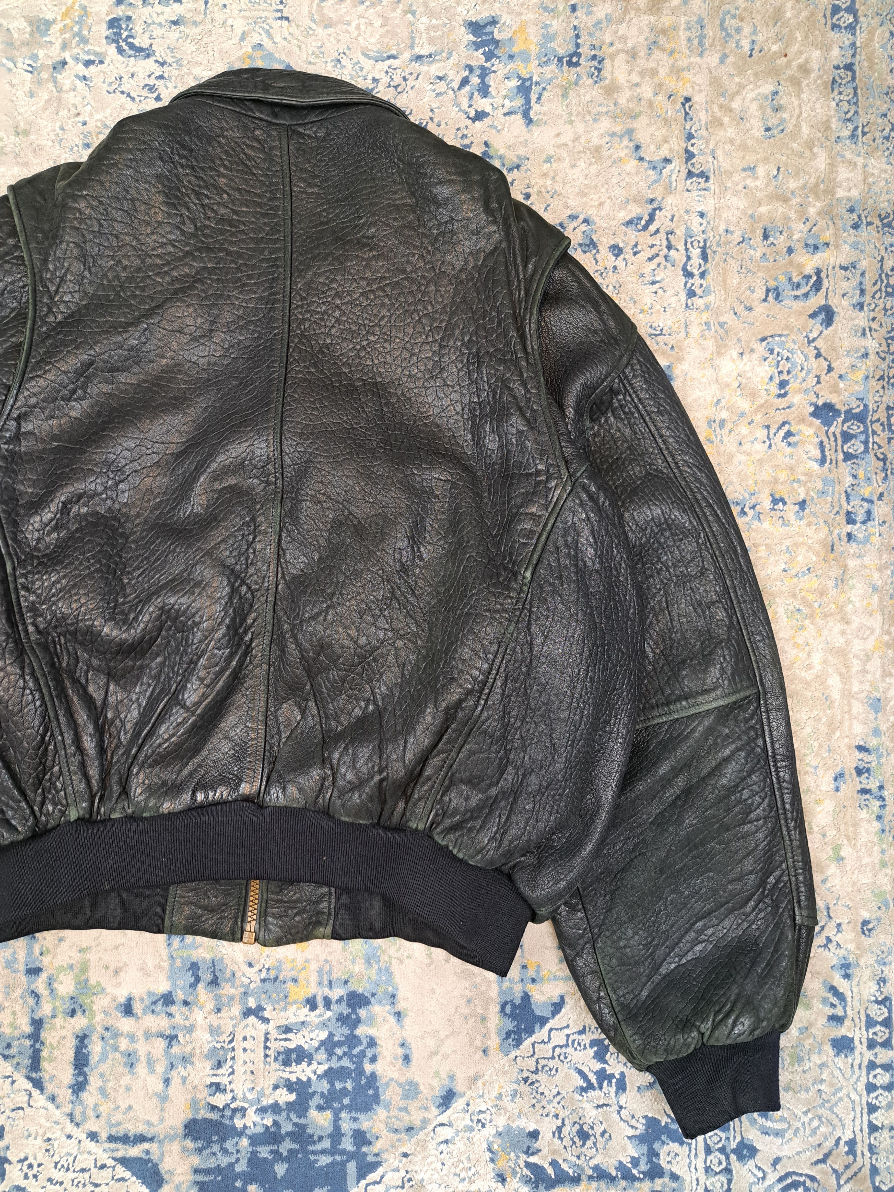 Genuine Leather Genuine Leather Oversize Boxy Fit Bomber Jacket Archive Size US XL / EU 56 / 4 - 10 Thumbnail