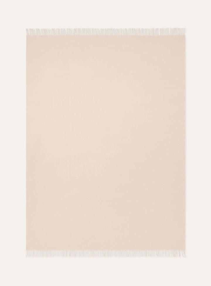 Loro Piana o1srvl11e0526 FAA1158 Size: OS / Unito Blanket in Light Pink Size ONE SIZE - 1 Thumbnail