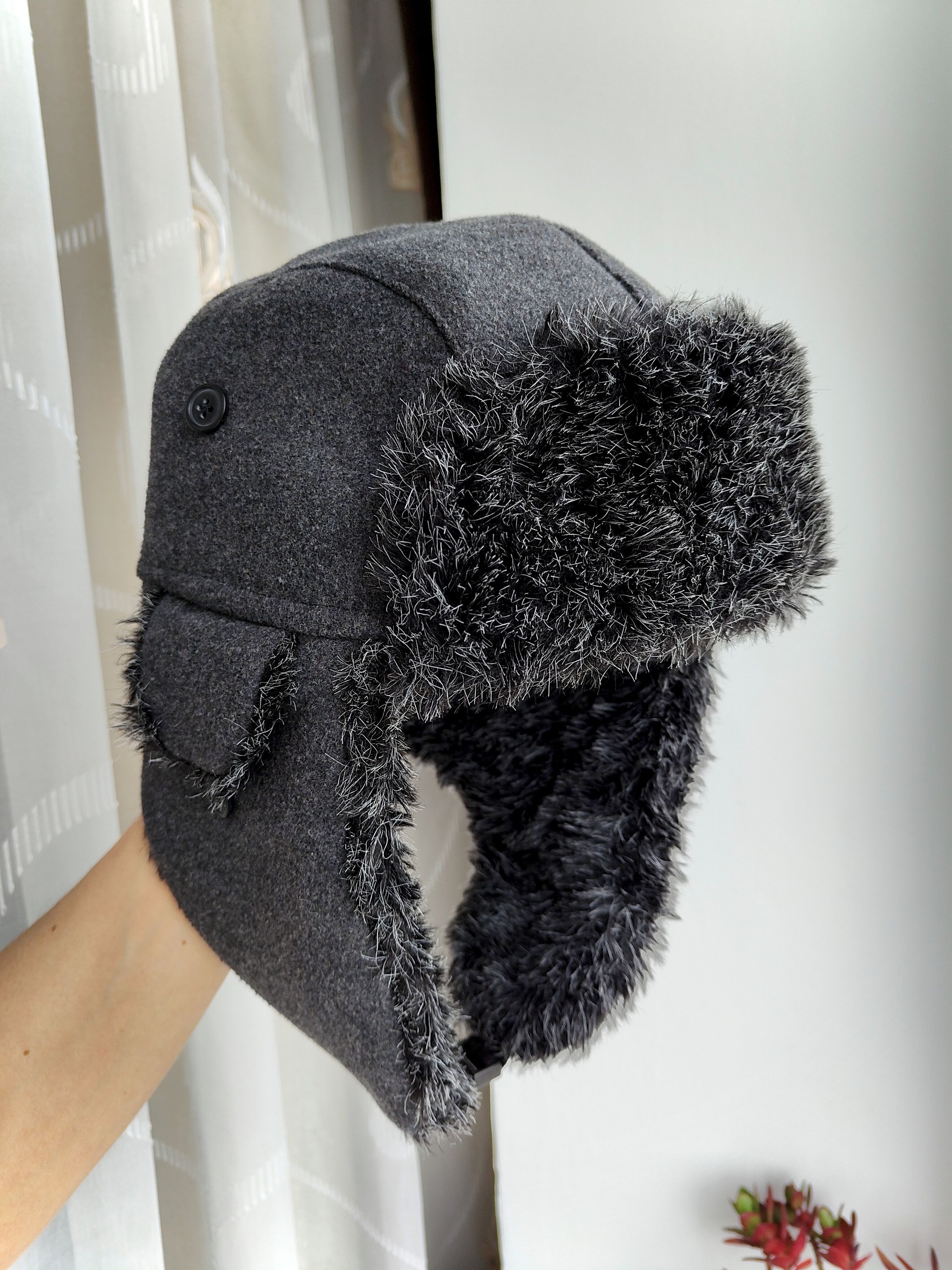 Hat Club Winter Hat Trapper Hat With Earflaps Size ONE SIZE - 1 Thumbnail