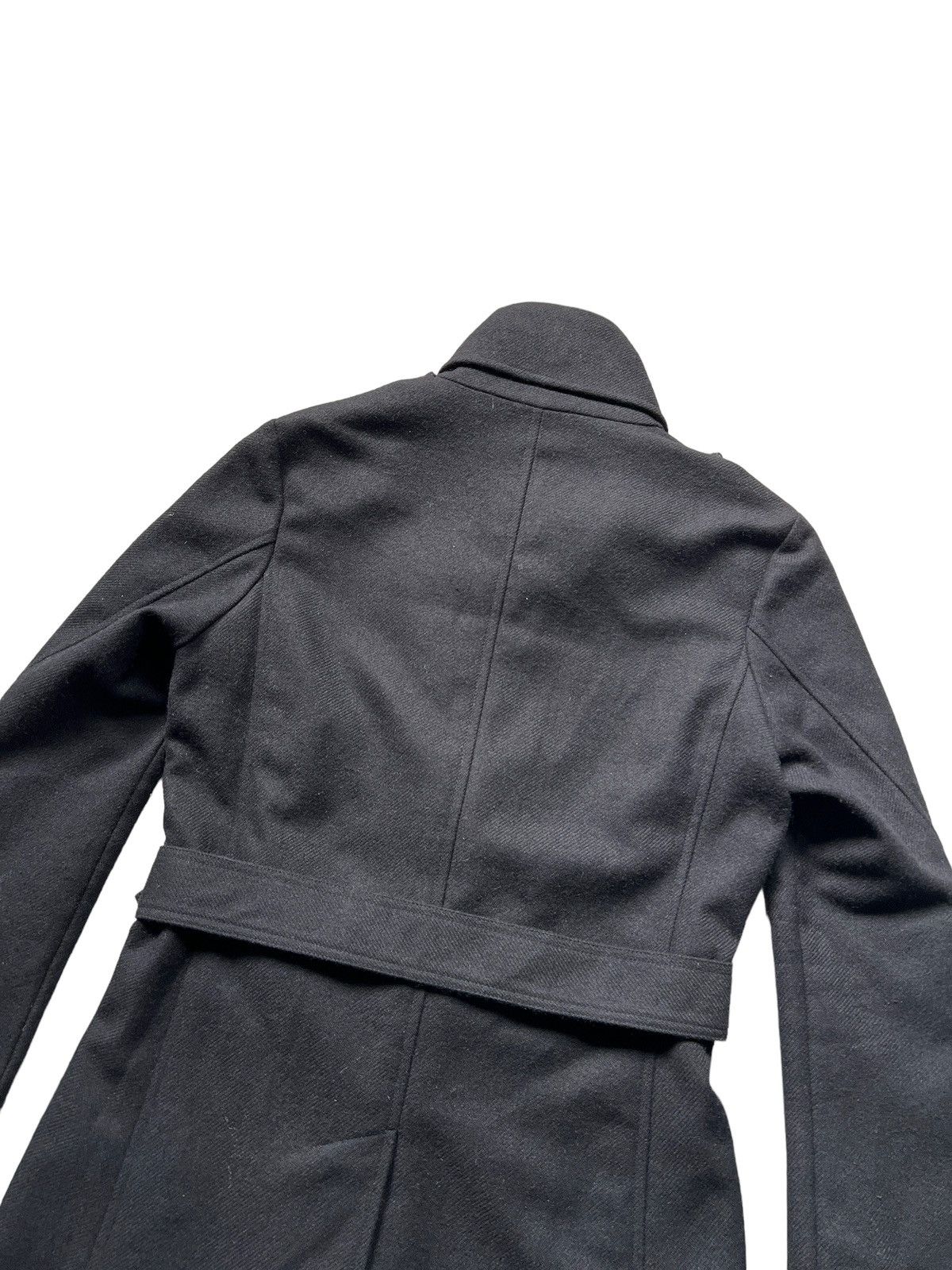 Tornado Mart Tornado Mart Apocalypse Gothic Wool Belted Trench Coat Size US S / EU 44-46 / 1 - 10 Thumbnail