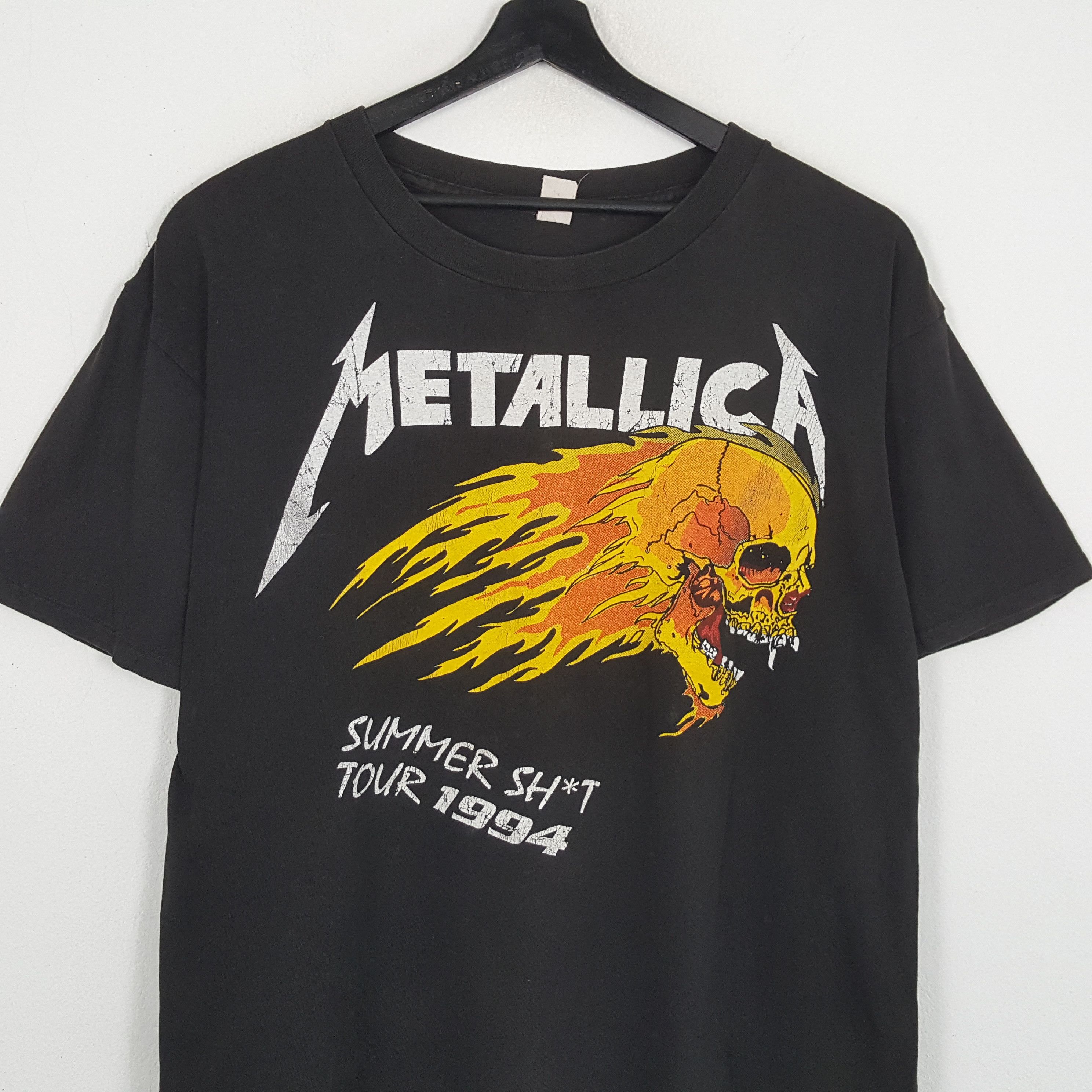 Band Tees × Metallica × Vintage METALLICA Rock Band Music Vintage Tshirt Size US XXL / EU 58 / 5 - 2 Thumbnail