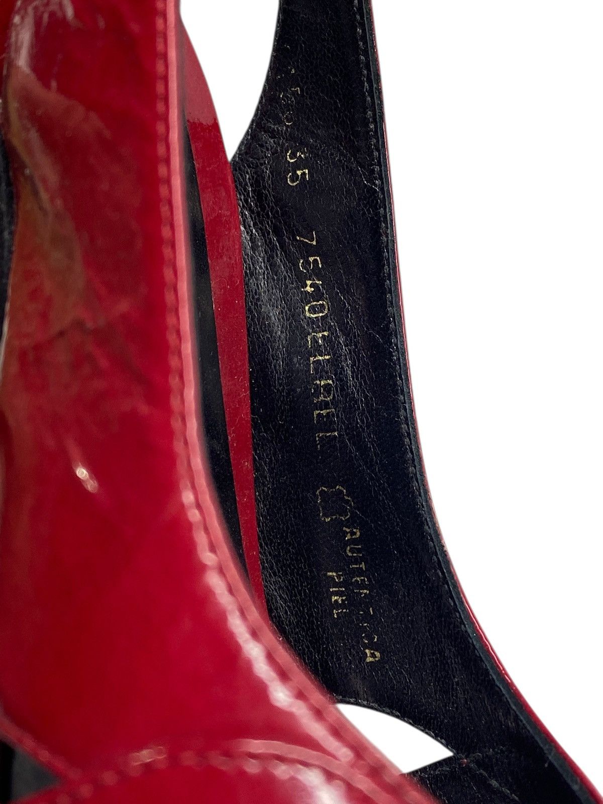 Balenciaga 🔥 BALENCIAGA RED HEELS Y2K CUTOUT SLINGBACK DIVA ENERGY Size US 4 / IT 34 - 23 Thumbnail