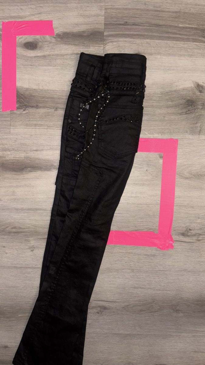 Other GUNZINII black studded jeans Size US 28 / EU 44 - 5 Thumbnail