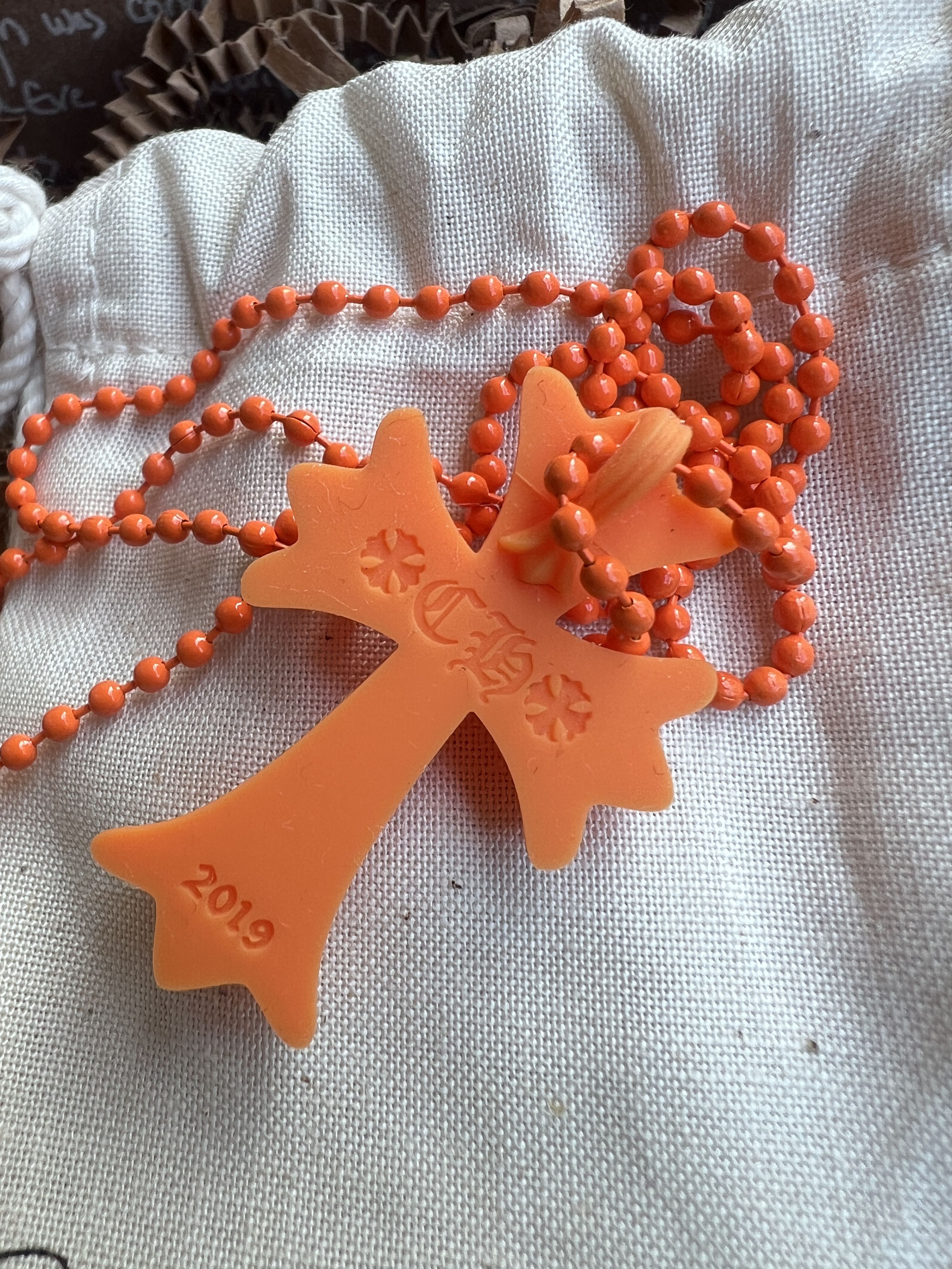 Chrome Hearts Chrome Hearts Cross Silicone Necklace Size ONE SIZE - 3 Thumbnail