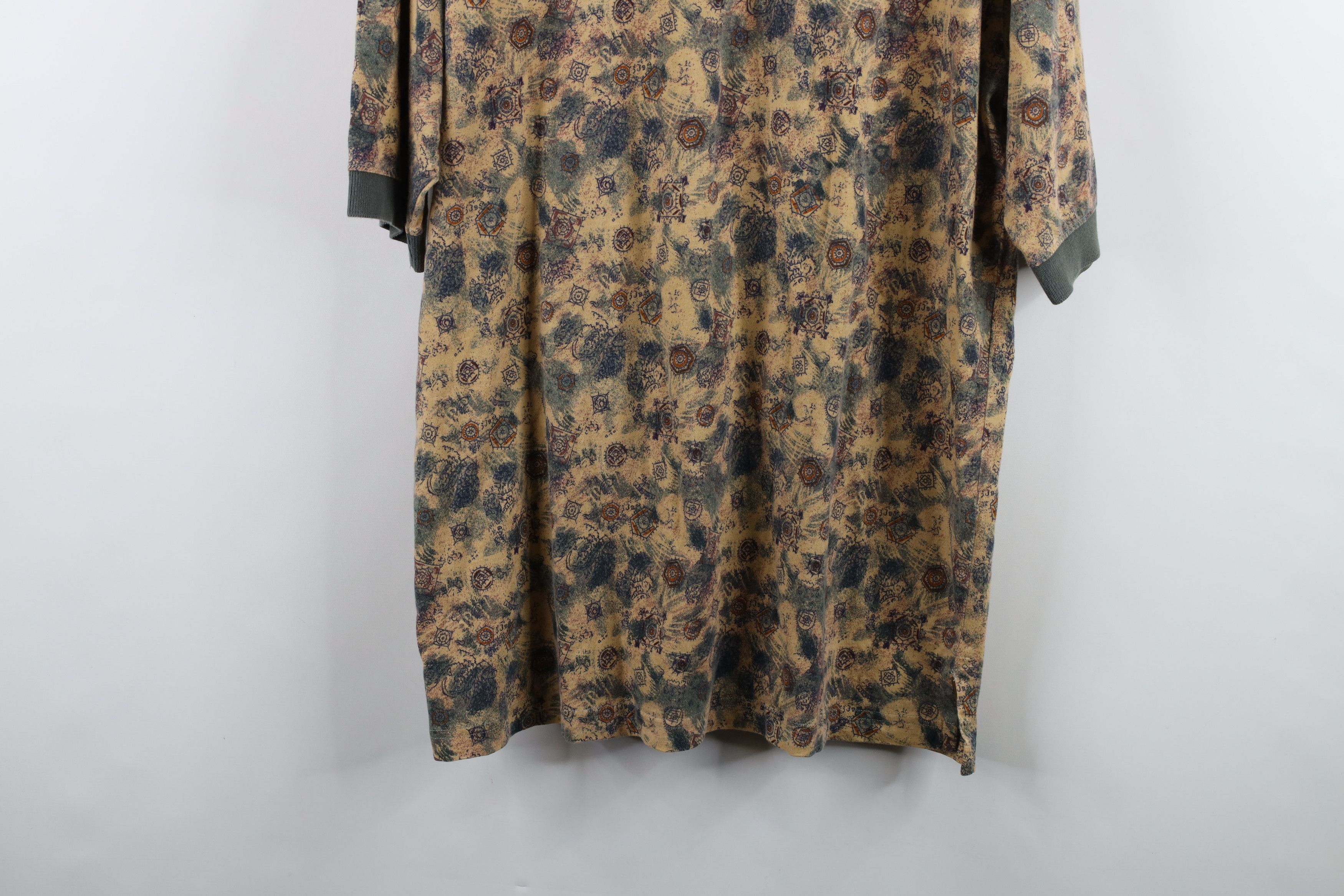 Vintage Vintage 90s Streetwear Abstract Geometric Golf Polo Shirt Size US L / EU 52-54 / 3 - 12 Thumbnail