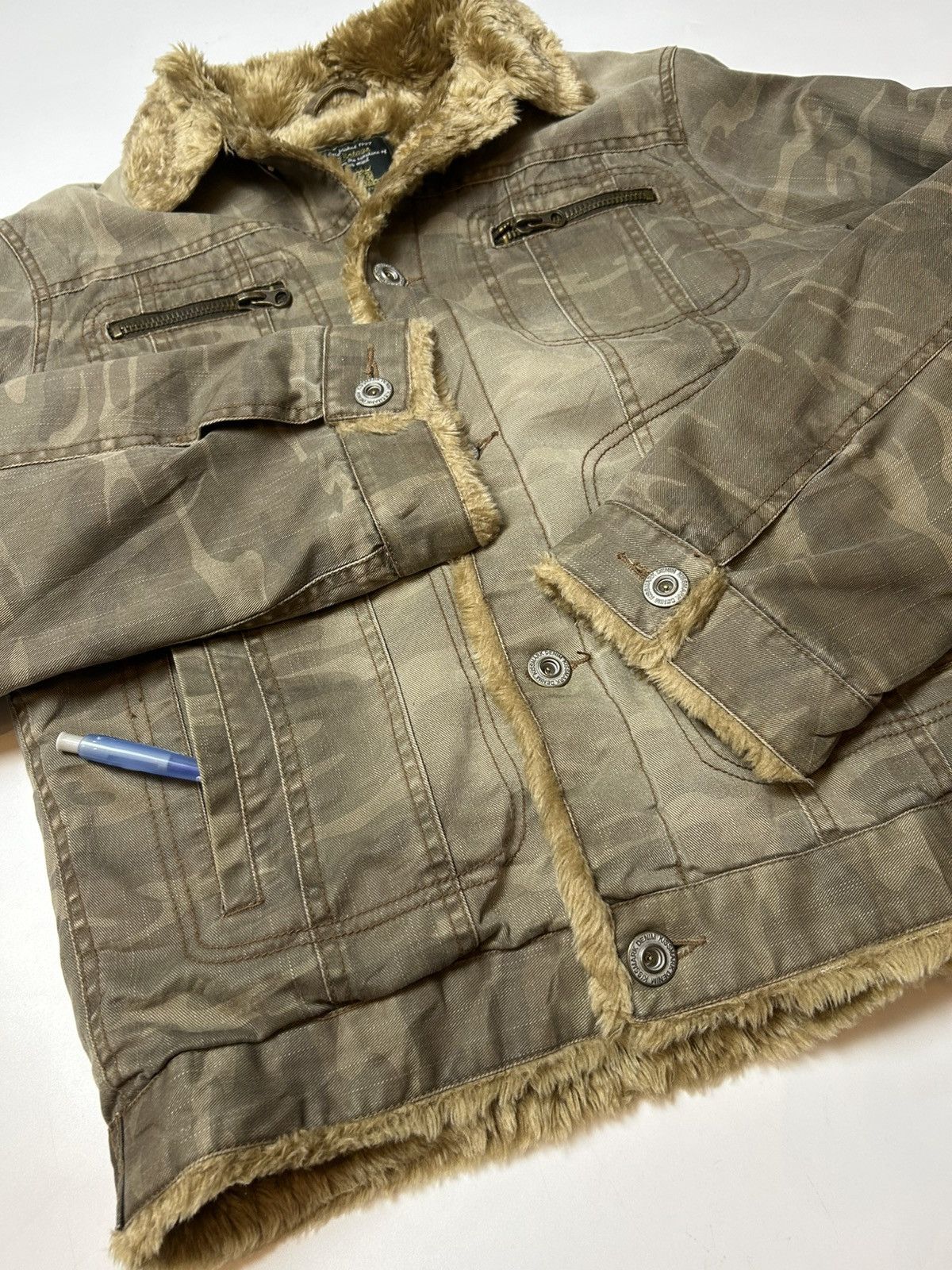 Japanese Brand × Vintage KISSMARK VINTAGE FAUX FUR LINING JACKET Size US M / EU 48-50 / 2 - 2 Thumbnail