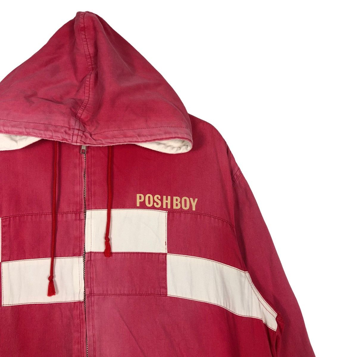 Japanese Brand 🔥Rare Sun Faded Design Poshboy Jacket Big Logo Size US M / EU 48-50 / 2 - 6 Thumbnail
