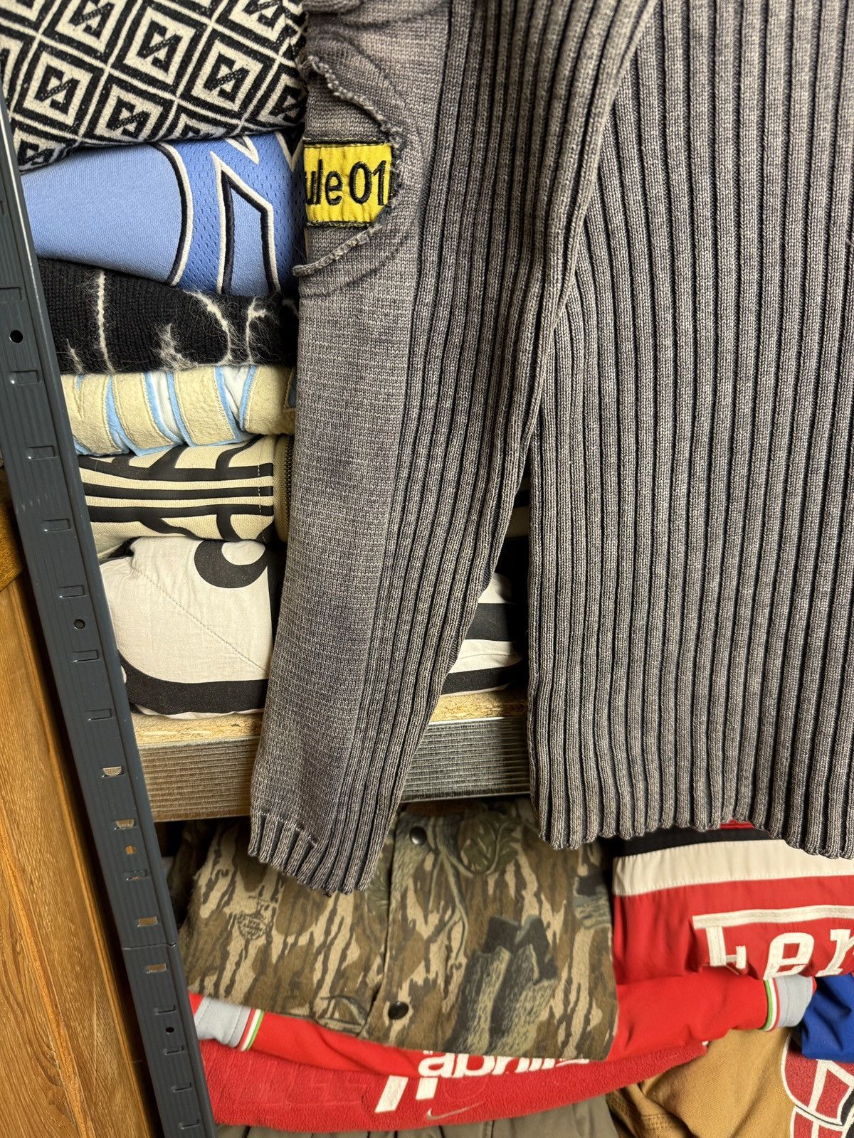 Diesel Crazy Japan Diesel Style Faded Rib Striped Knit Sweater Y2K Size US L / EU 52-54 / 3 - 11 Thumbnail
