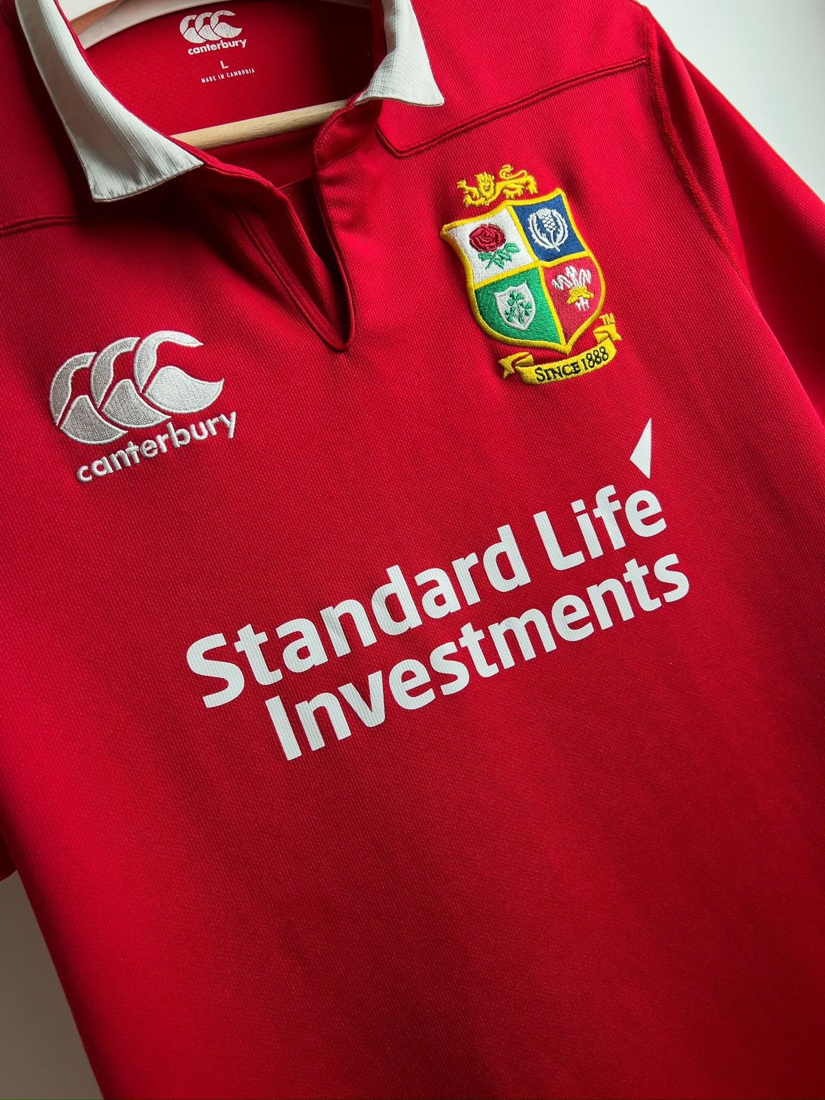 Canterbury of New Zealand Canterbury British & Irish Lions 2017 Jersey Size US L / EU 52-54 / 3 - 3 Thumbnail
