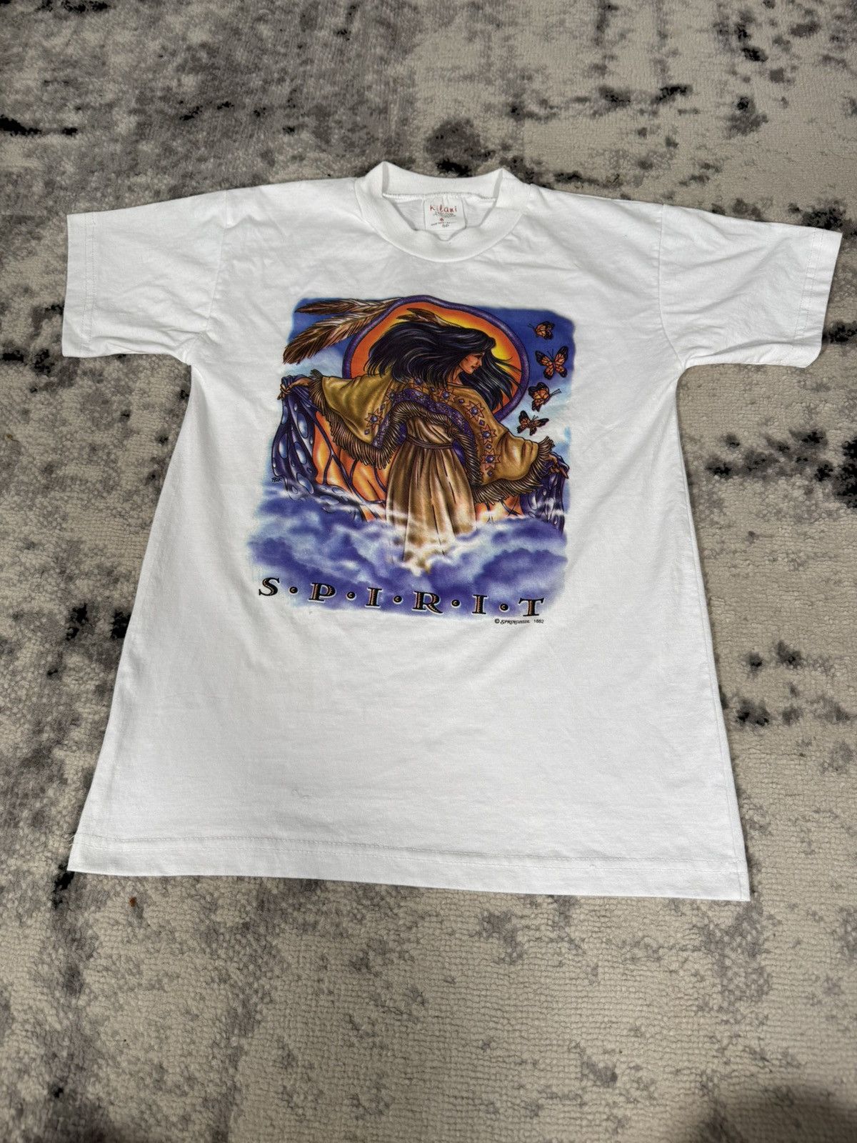 Vintage Vintage Spirit Western Indigenous Print T-Shirt Size US S / EU 44-46 / 1 - 3 Thumbnail