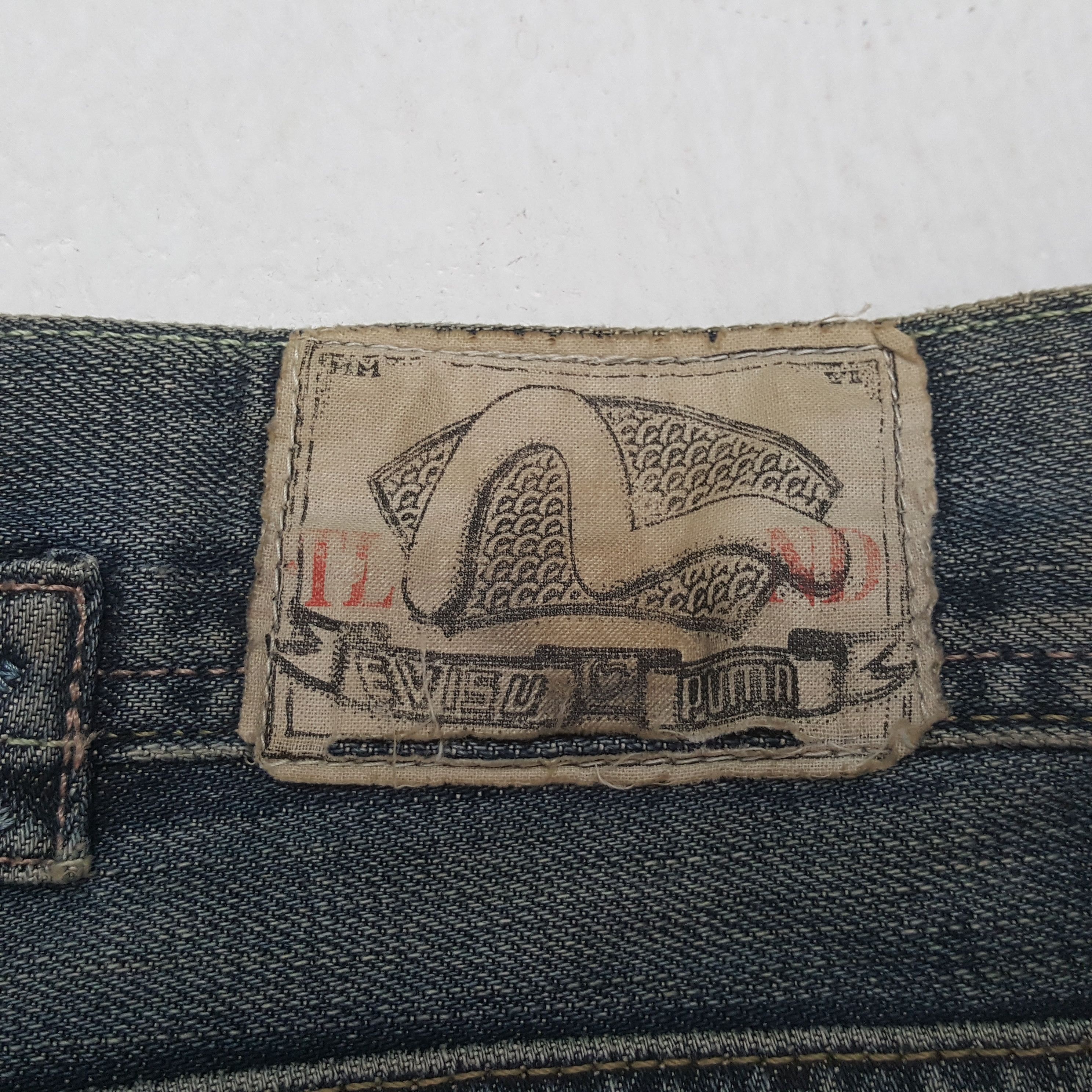 Evisu Evisu x Puma Japanese Brand Custom Daicock Jeans RR27 Size US 34 / EU 50 - 16 Thumbnail